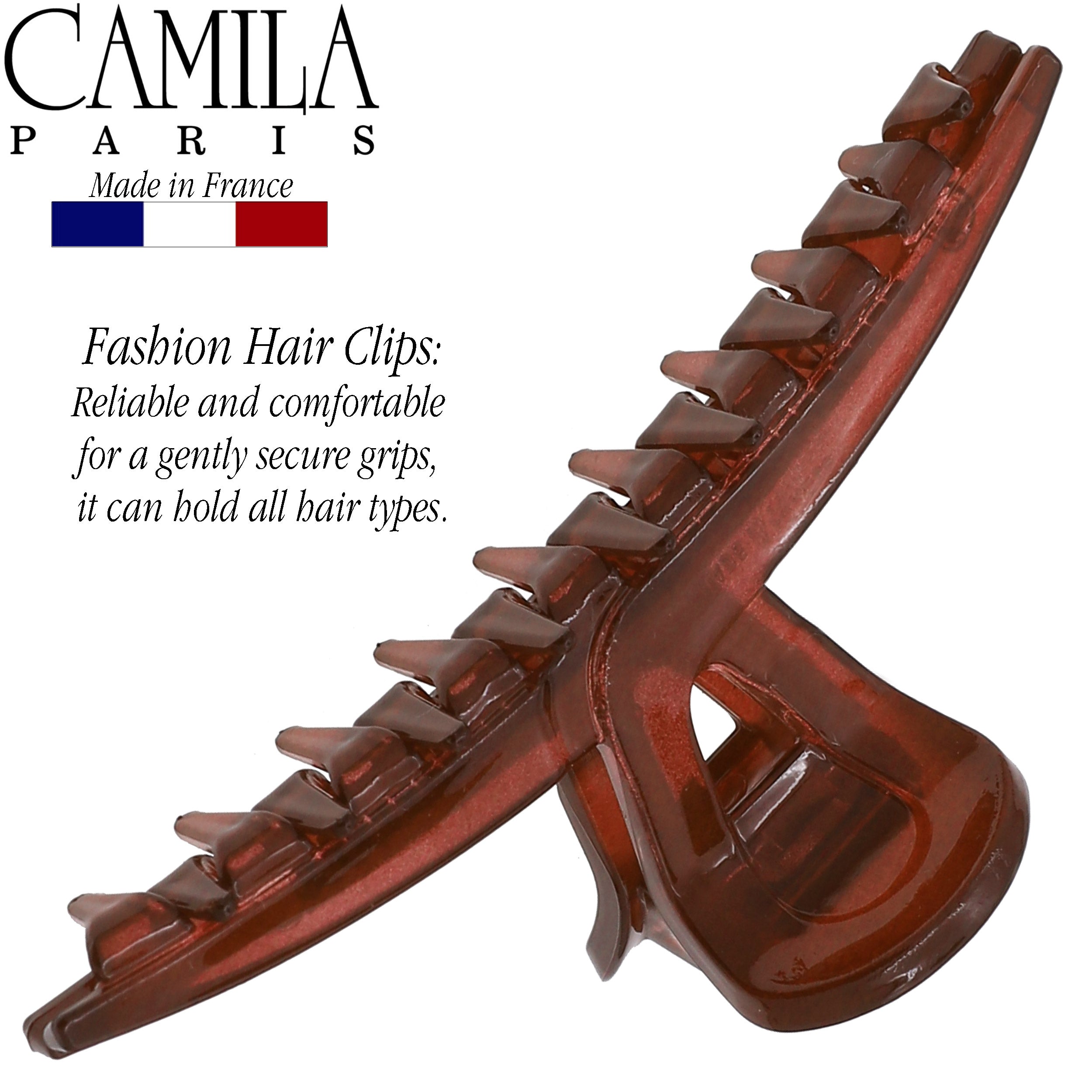 Camila Paris French hair clip cellulose acetate