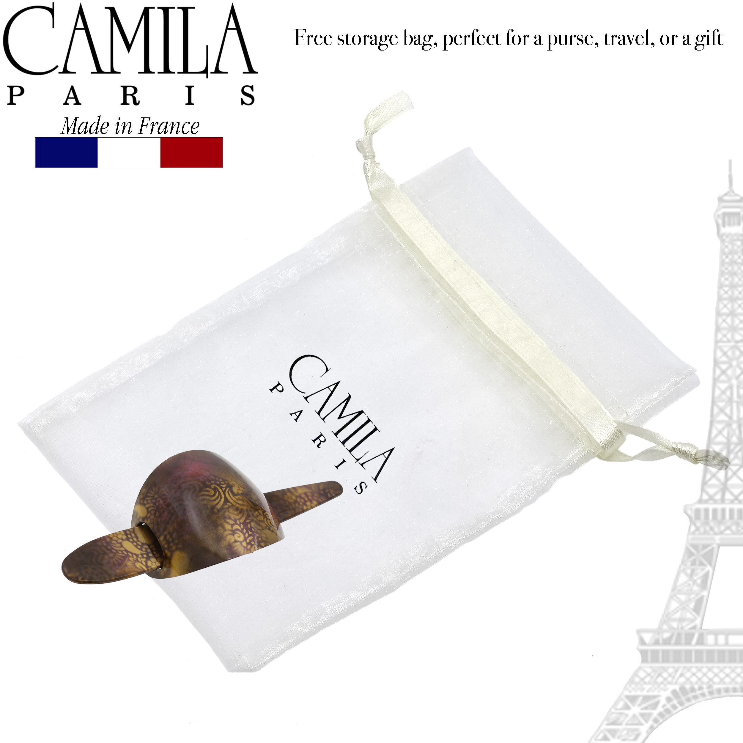 Camila Paris French bun holder cellulose acetate