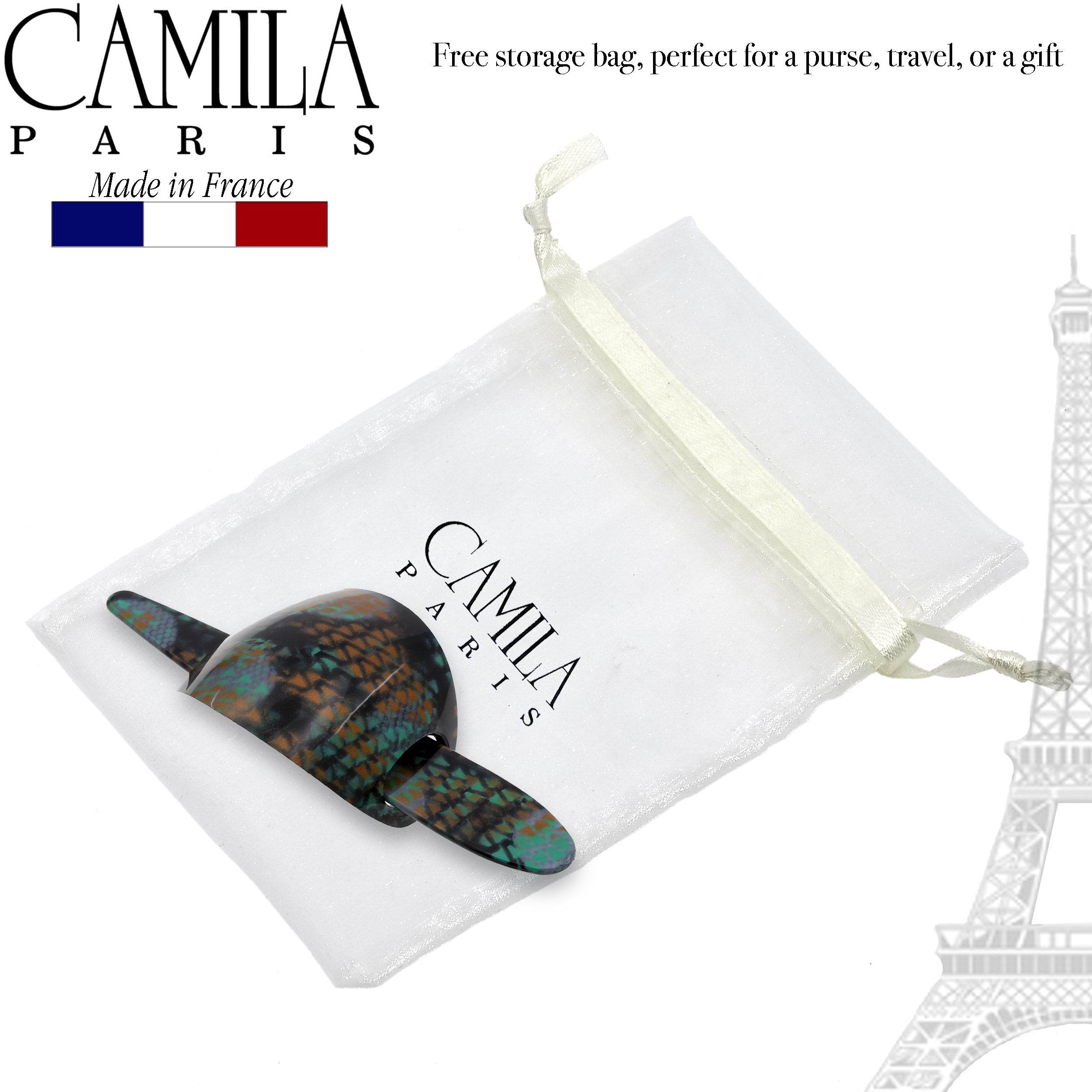 Camila Paris French bun holder cellulose acetate