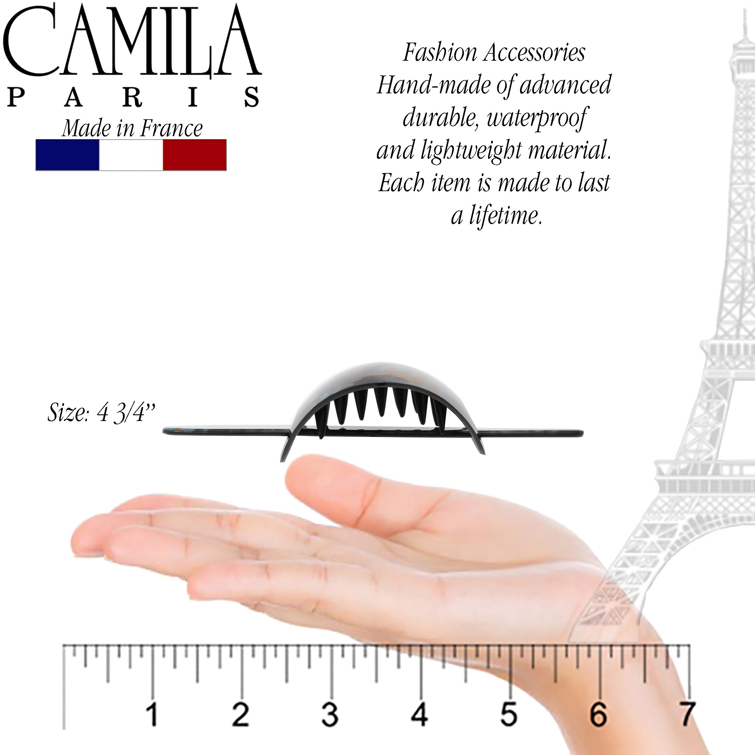 Camila Paris French bun holder cellulose acetate