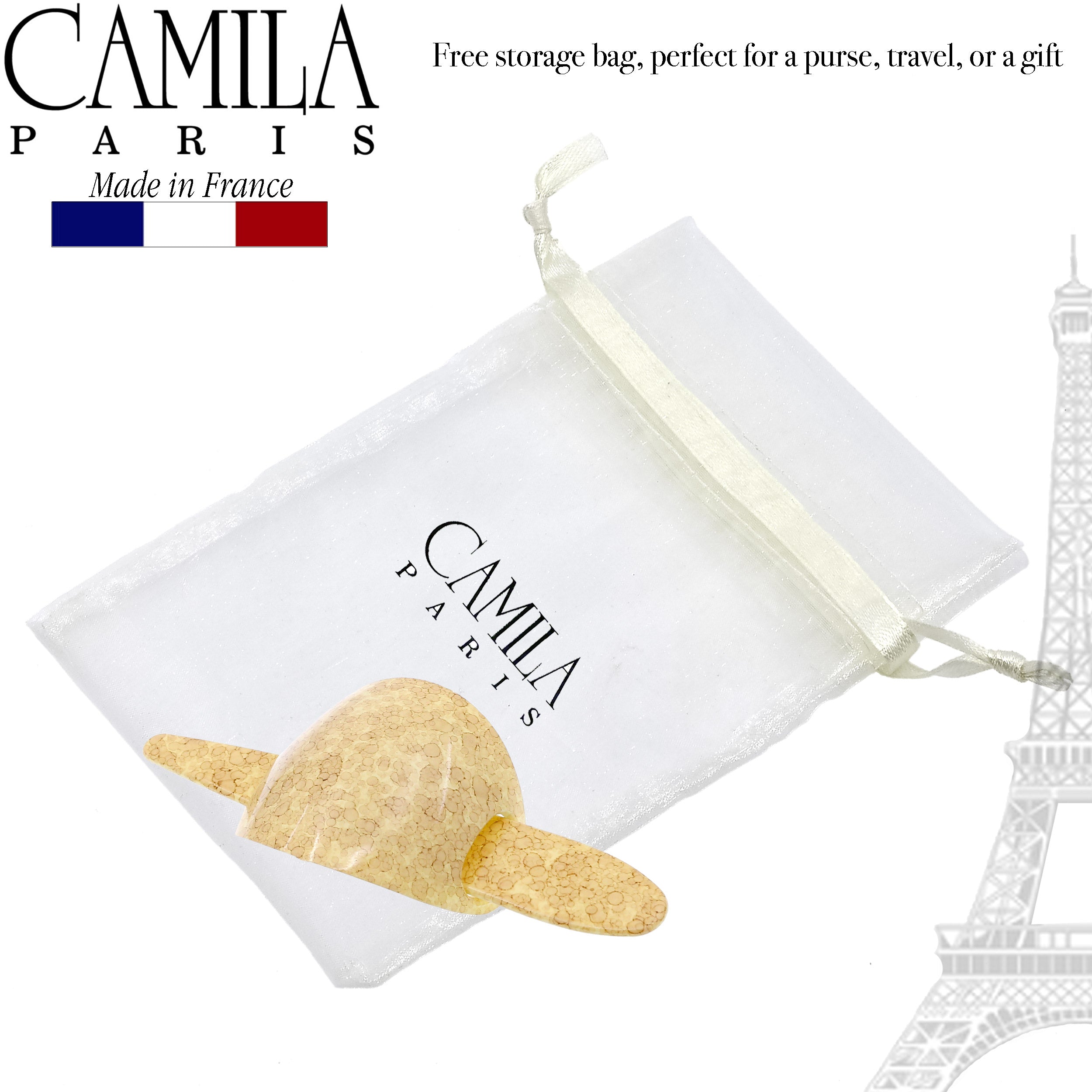 Camila Paris French bun holder cellulose acetate