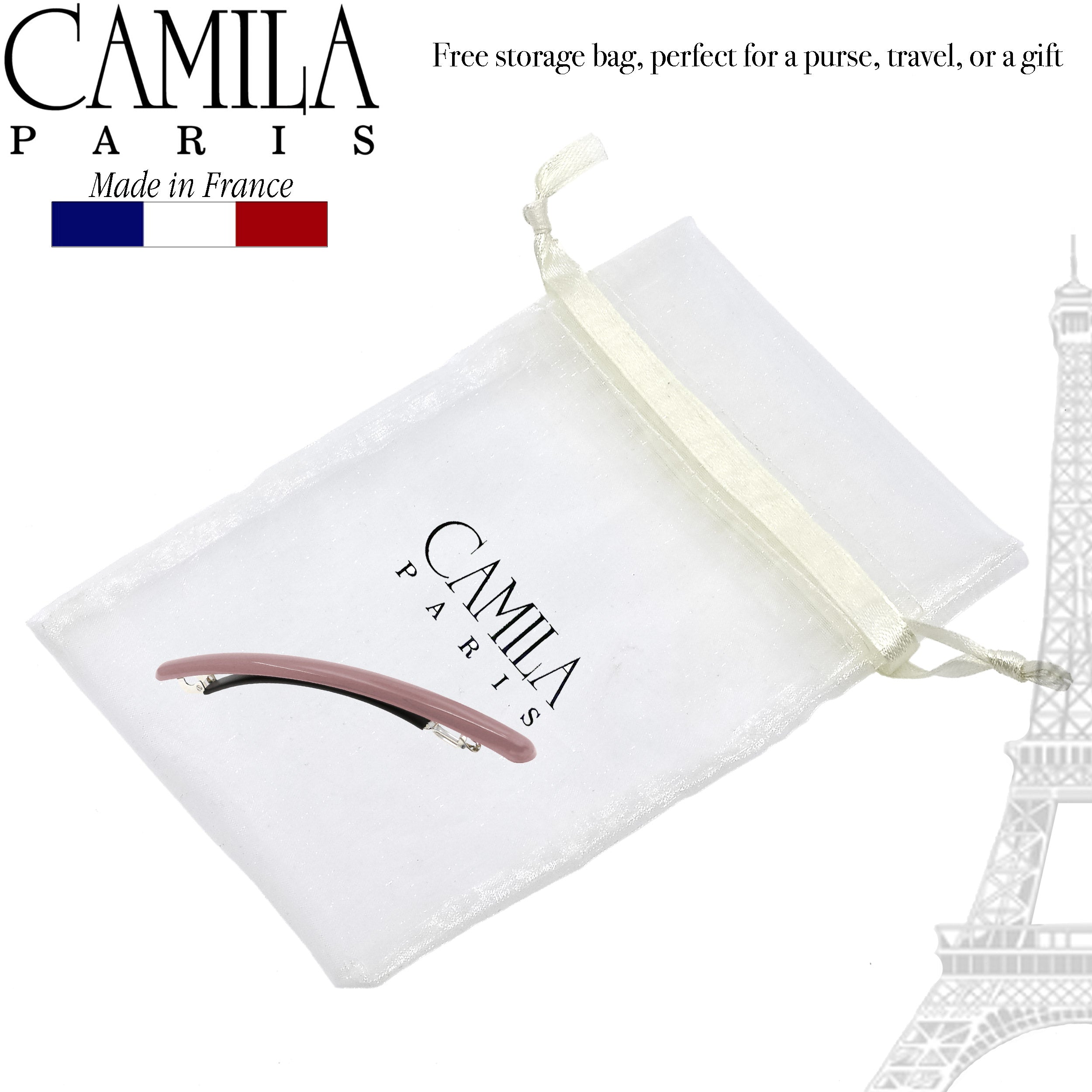 Camila Paris Bronze French barrette cellulose acetate