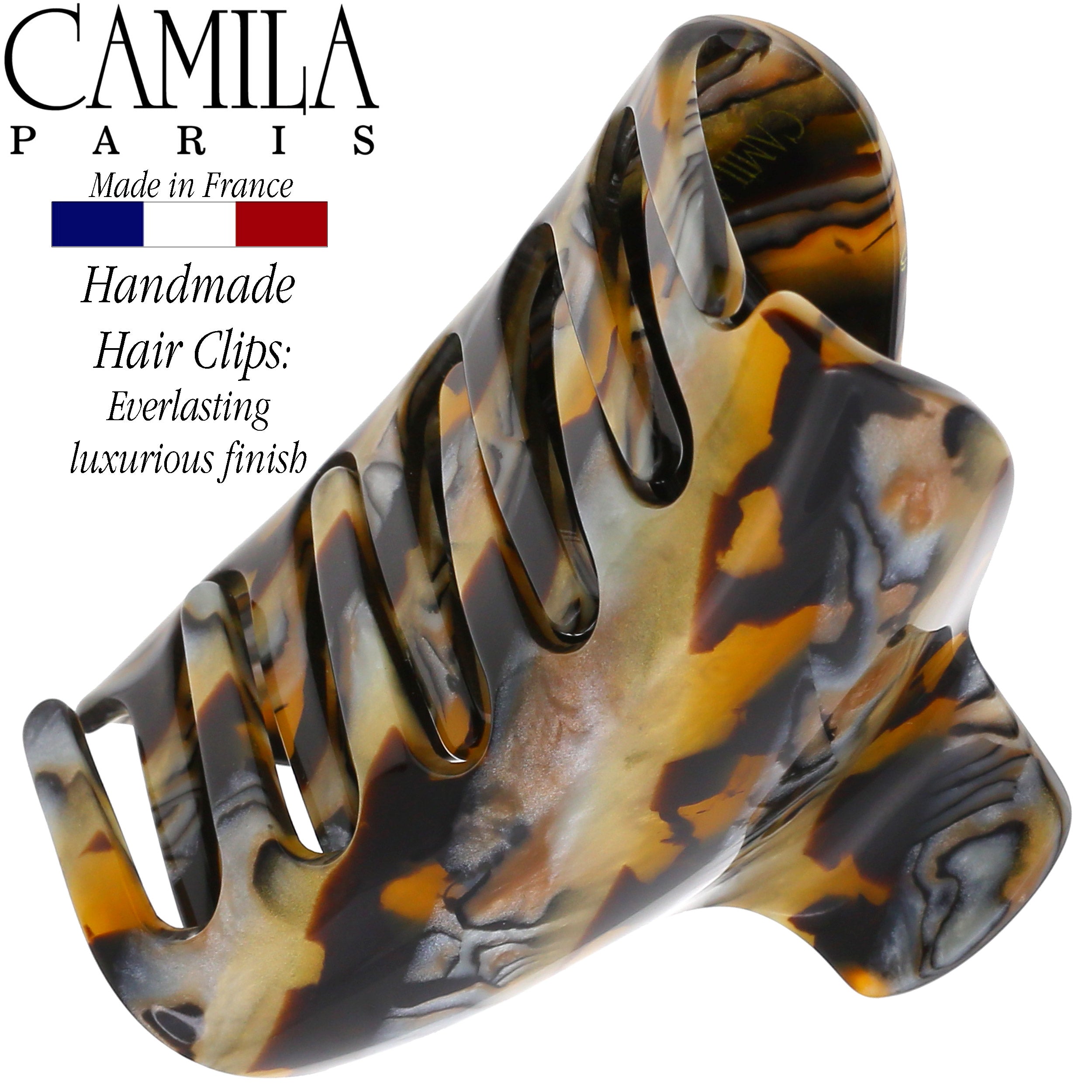 Camila Paris French hair clip cellulose acetate