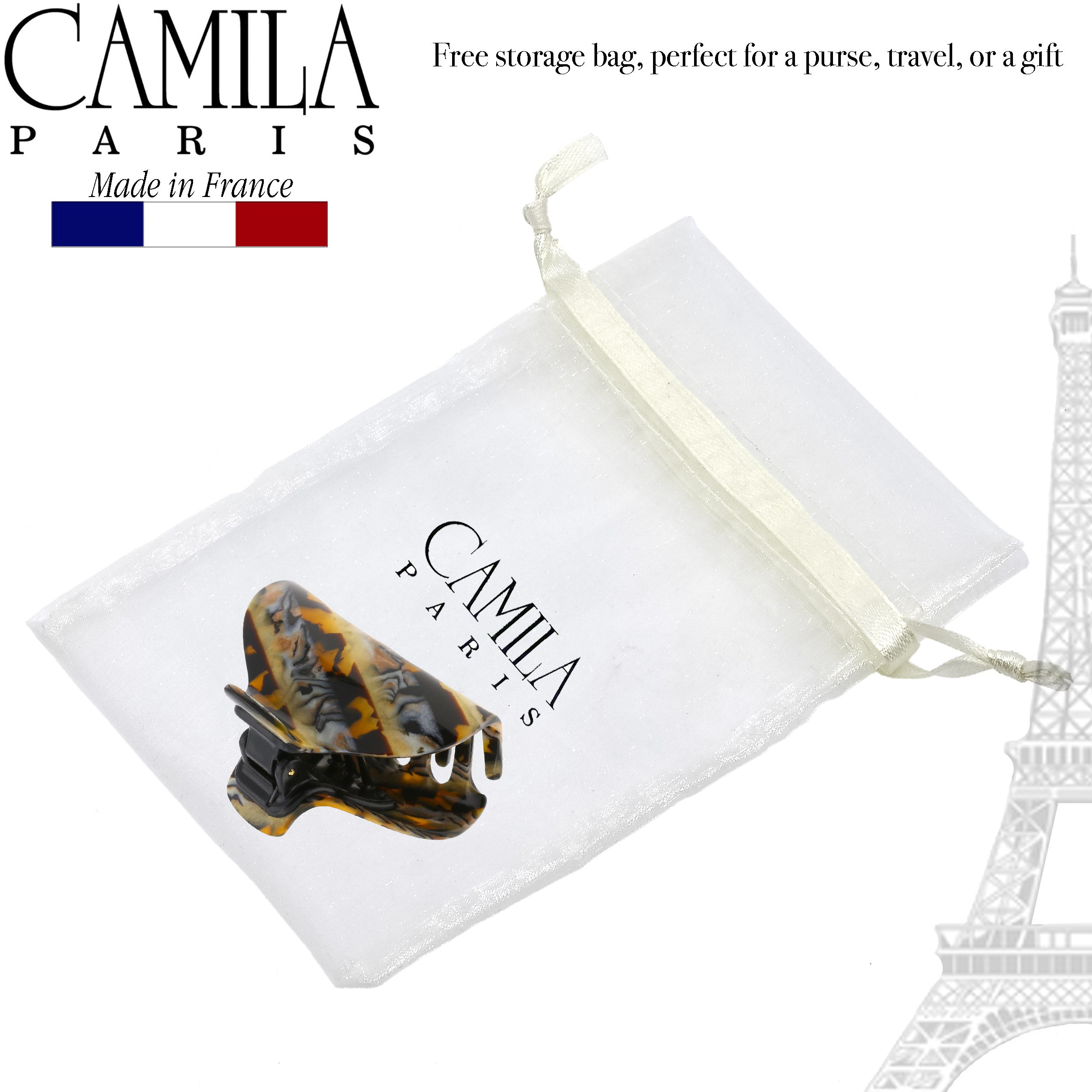 Camila Paris French hair clip cellulose acetate