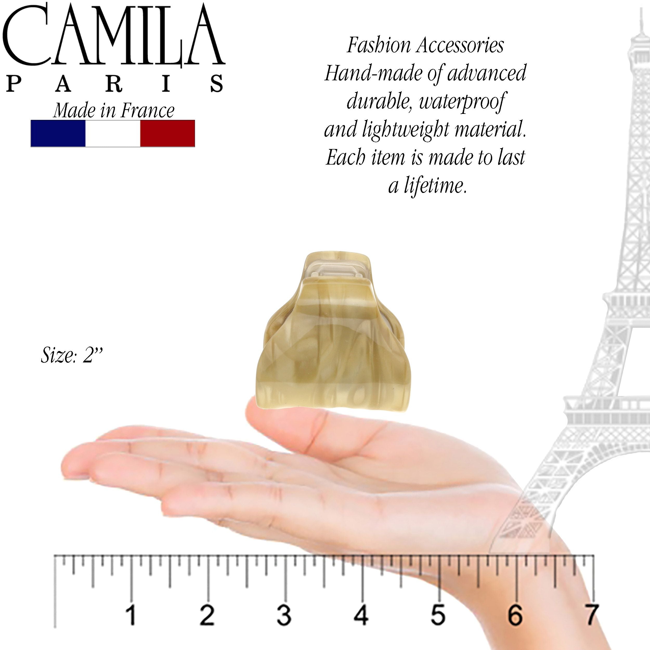 Camila Paris French hair clip cellulose acetate