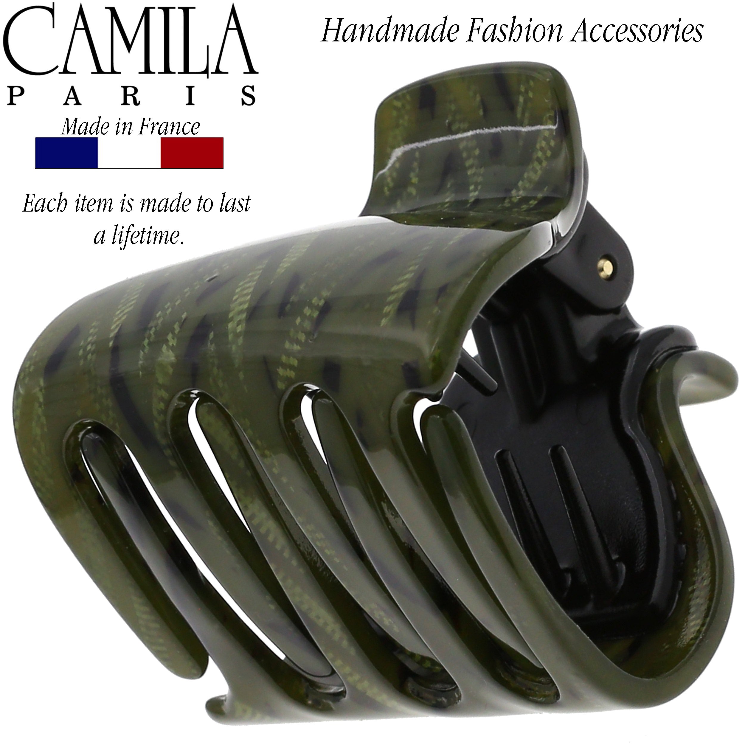 Camila Paris French hair clip cellulose acetate