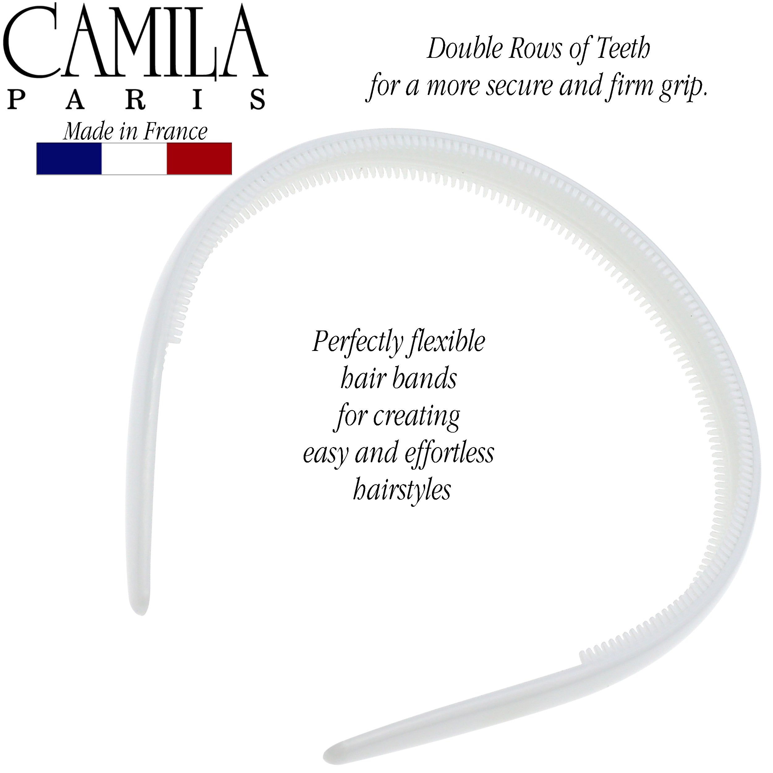Camila Paris 0.35 inch Classic Comfort French headband cellulose acetate