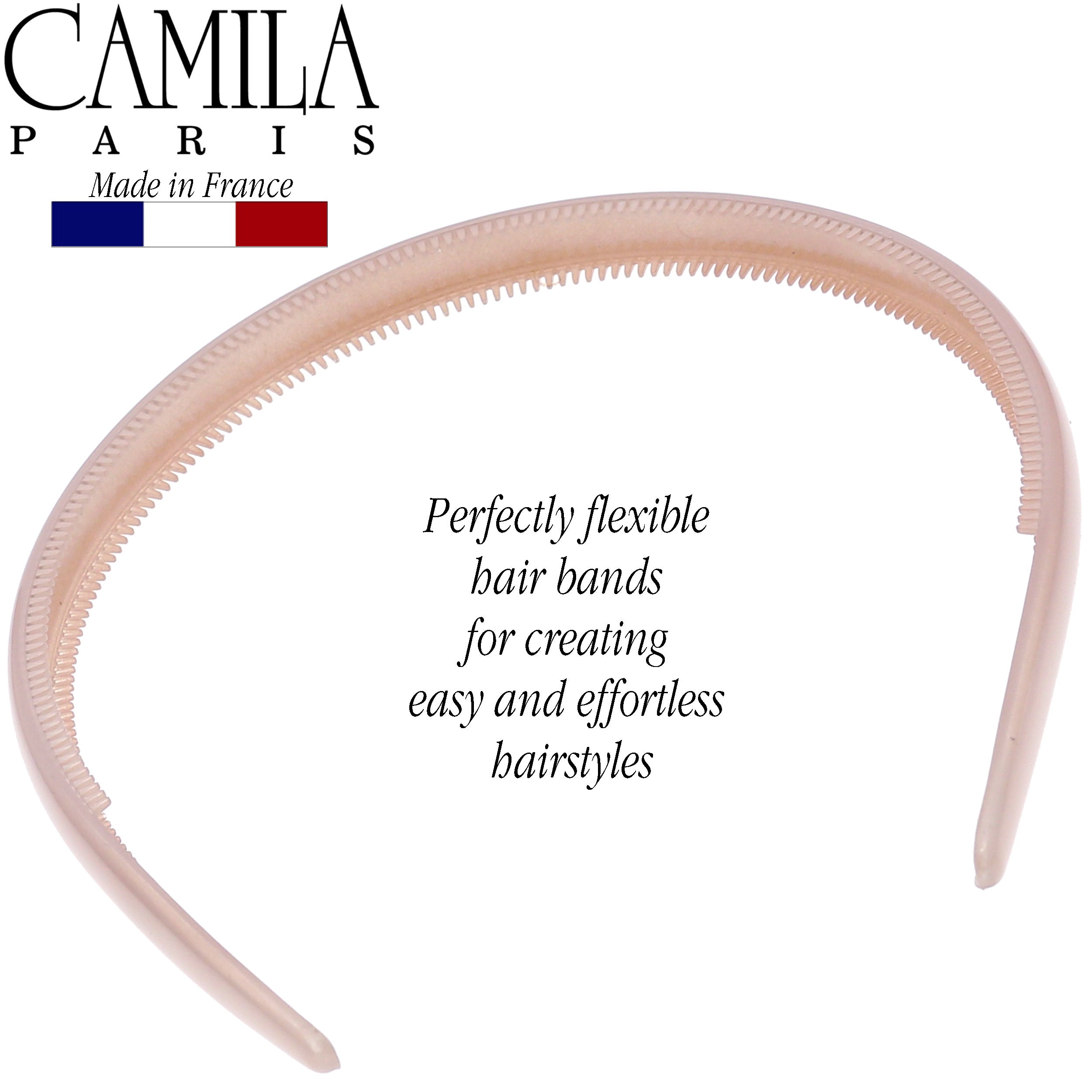 Camila Paris 0.35 inch Classic Comfort French headband cellulose acetate