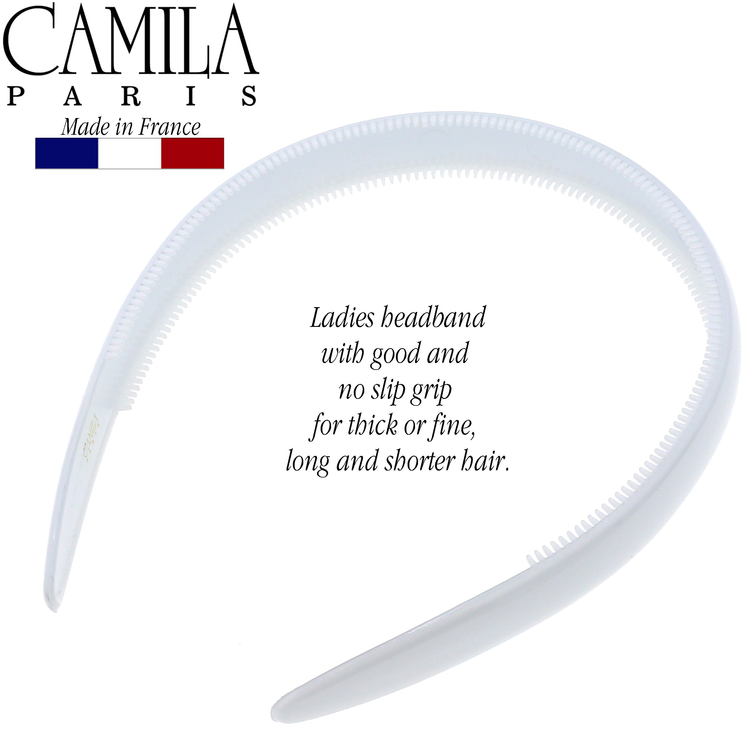 Camila Paris 0.5 inch Classic Comfort French headband cellulose acetate