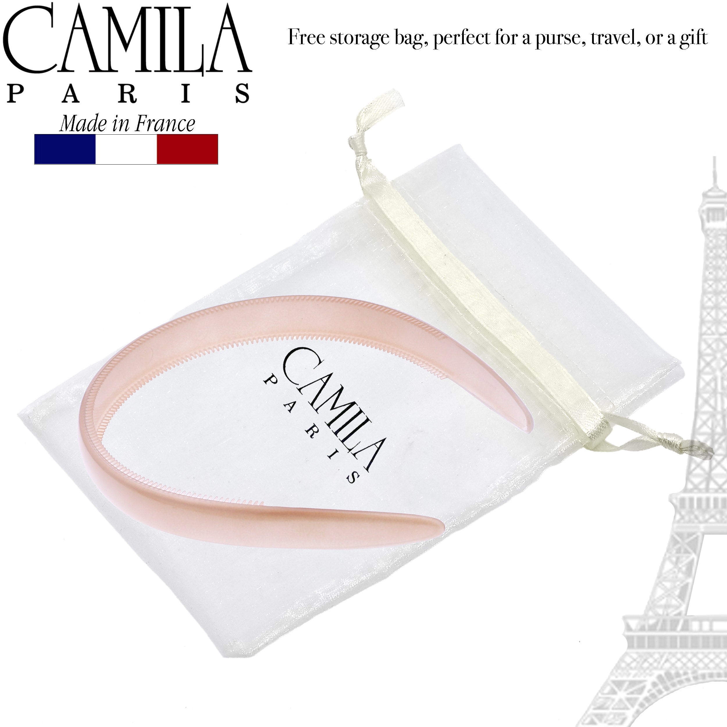 Camila Paris 0.5 inch Classic Comfort French headband cellulose acetate