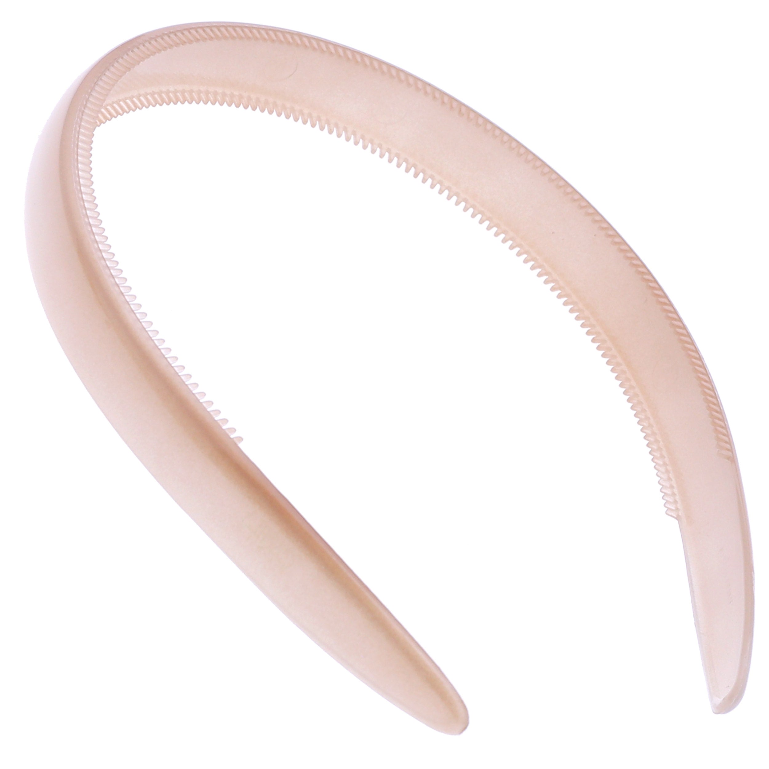 Camila Paris Beige 0.5 inch Classic Comfort French headband cellulose acetate