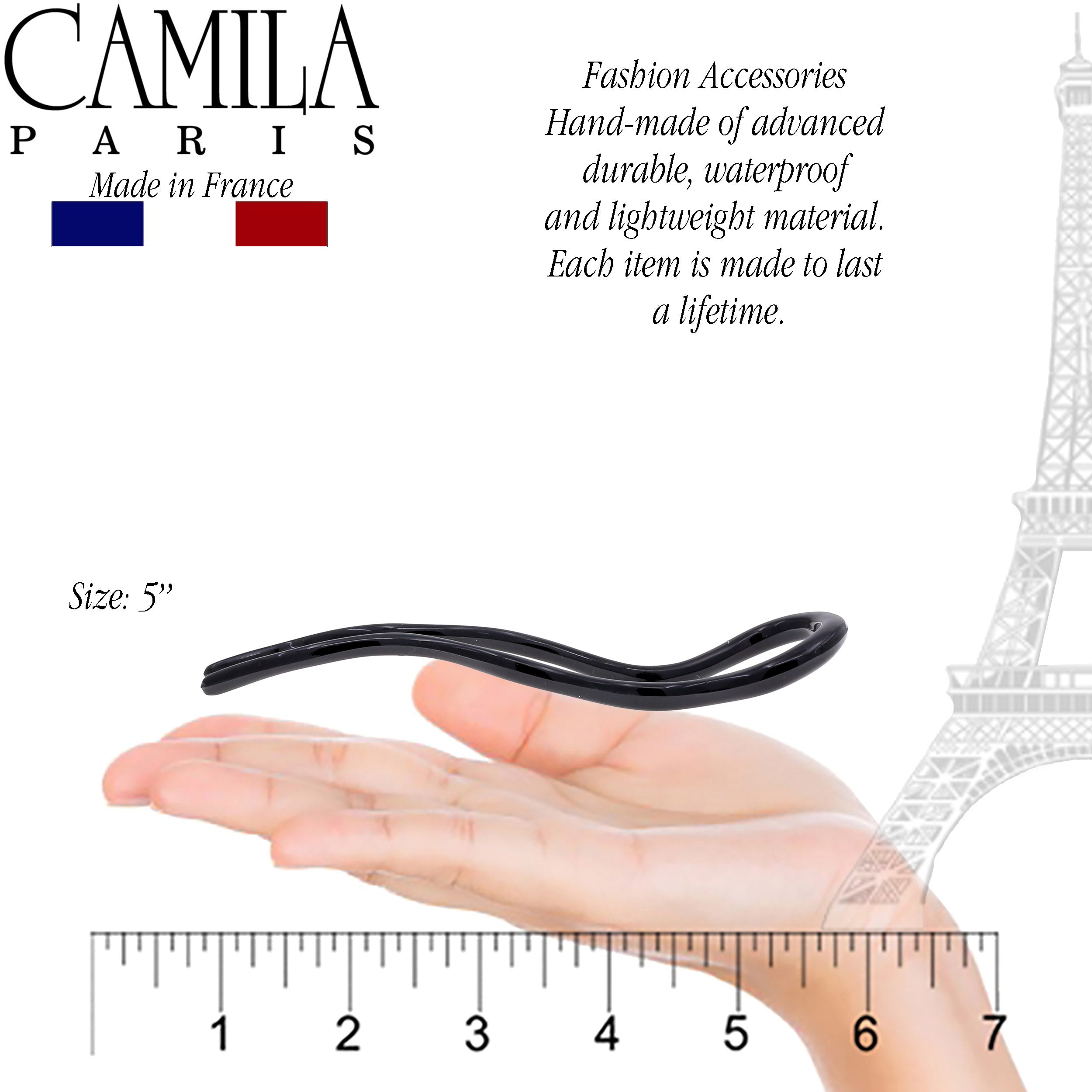 Camila Paris French hair stick cellulose acetate