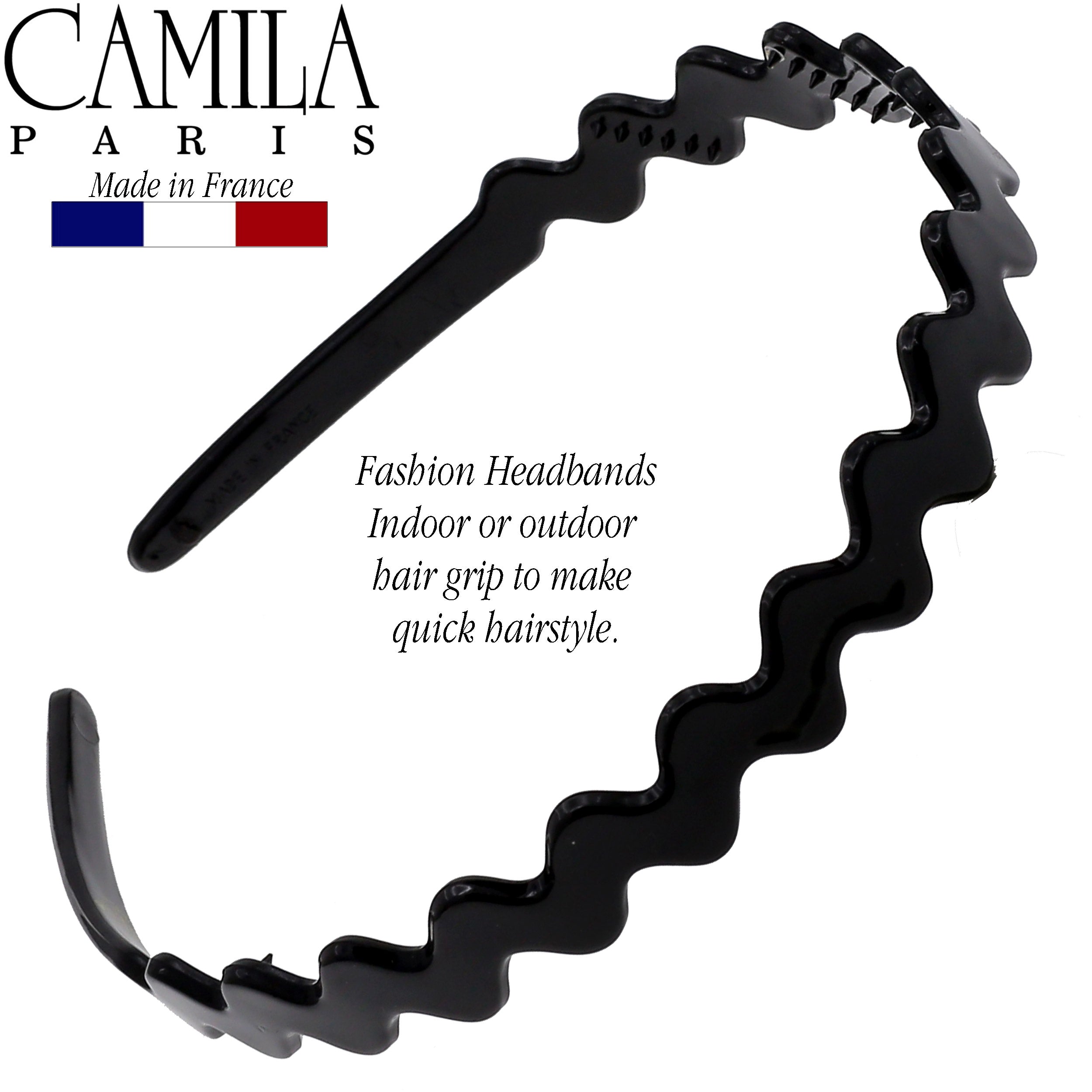 Camila Paris French headband cellulose acetate