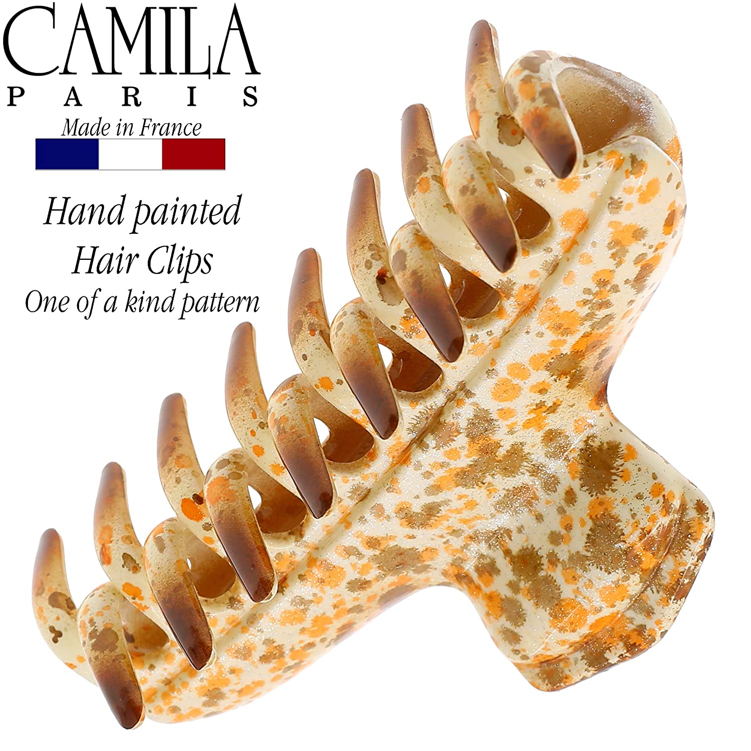 Camila Paris Victoria French hair clip cellulose acetate
