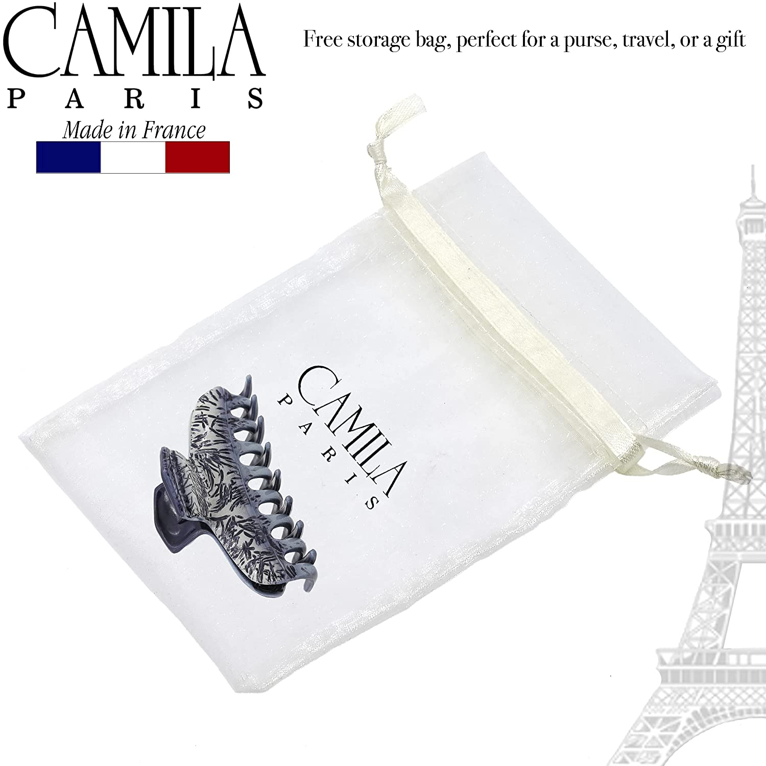 Camila Paris Victoria French hair clip cellulose acetate