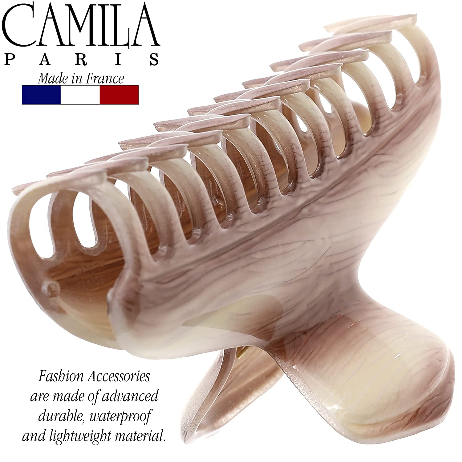 Camila Paris Victoria French hair clip cellulose acetate