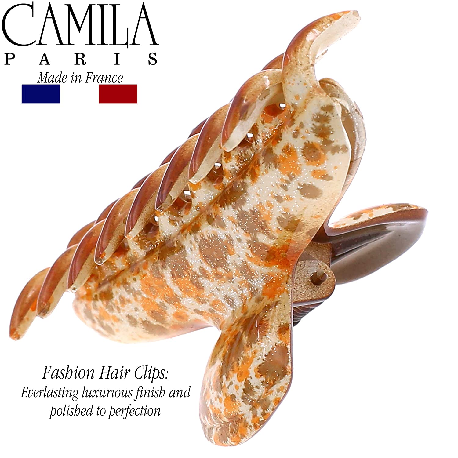 Camila Paris 4.5 Inch Victoria French hair clip cellulose acetate
