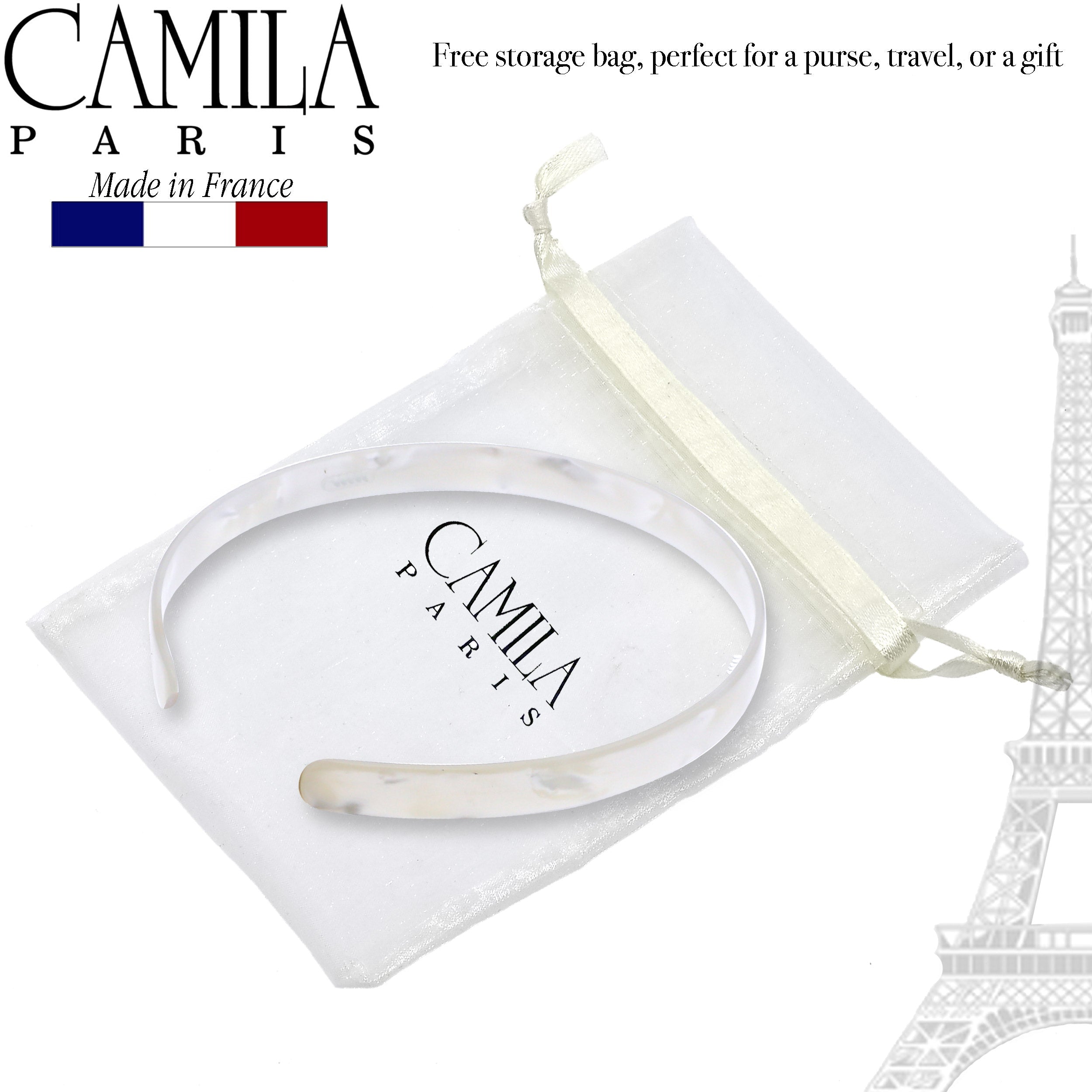 Camila Paris 0.5 inch Classic Flat French headband cellulose acetate