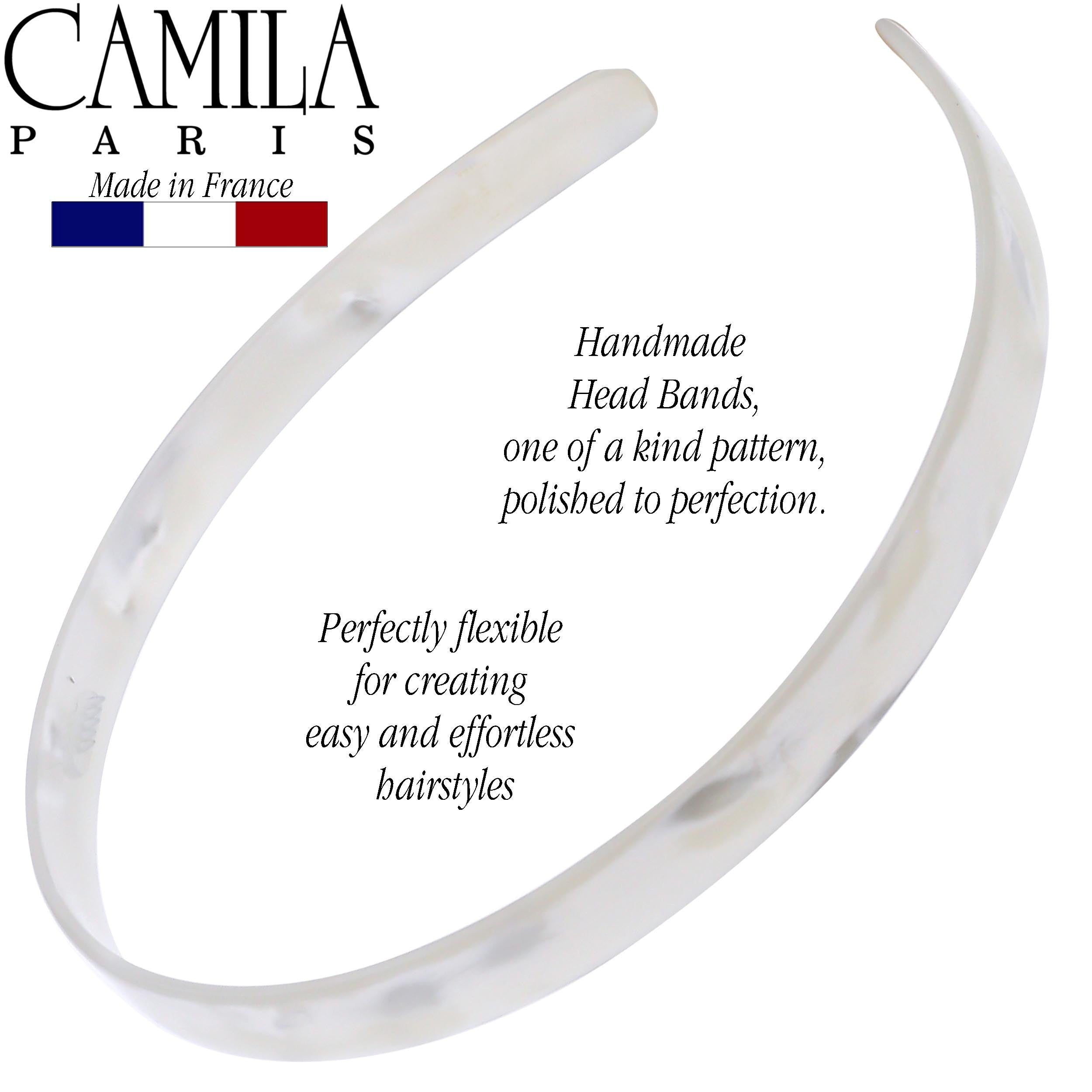 Camila Paris 0.5 inch Classic Flat French headband cellulose acetate