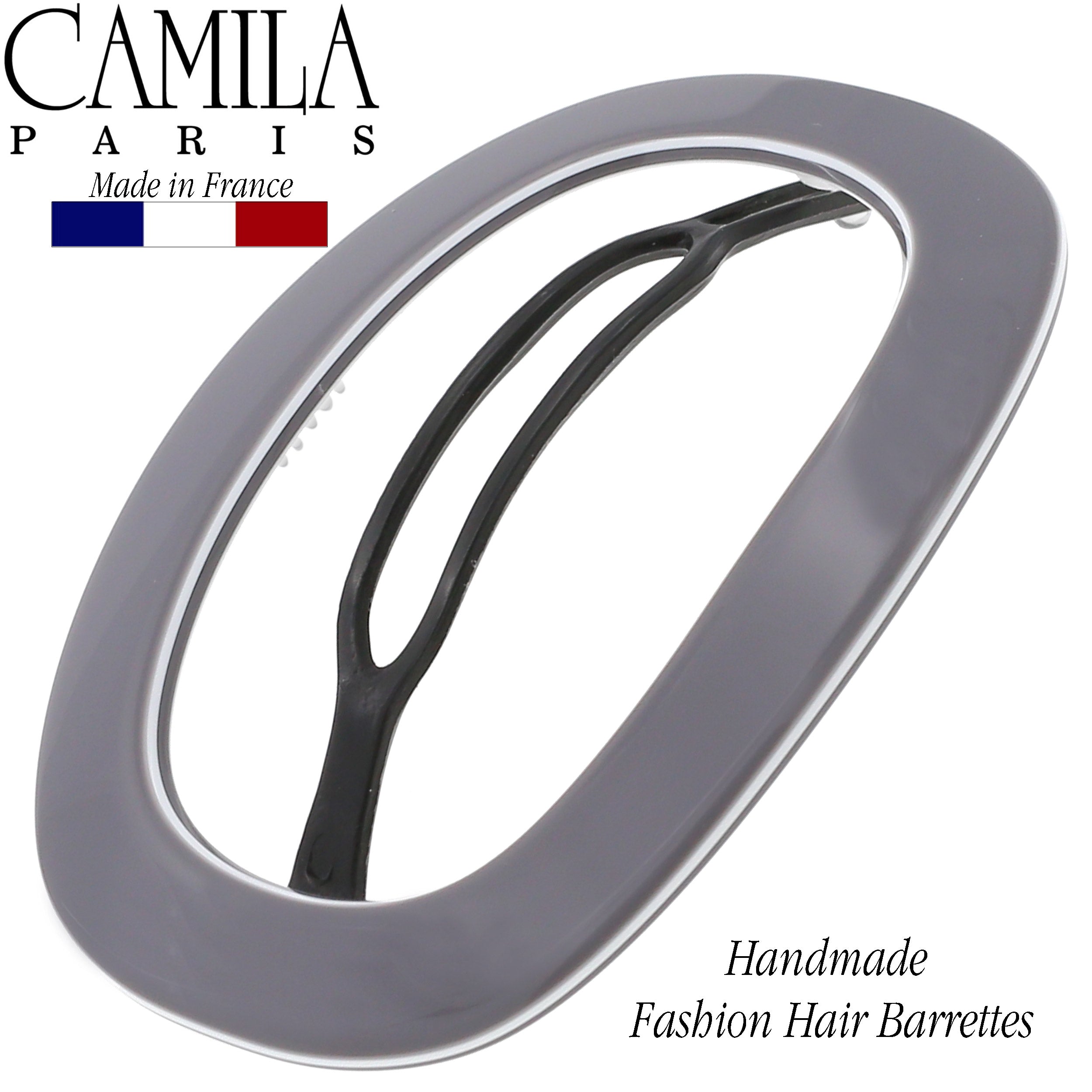 Camila Paris Metal-Free French barrette cellulose acetate handmade