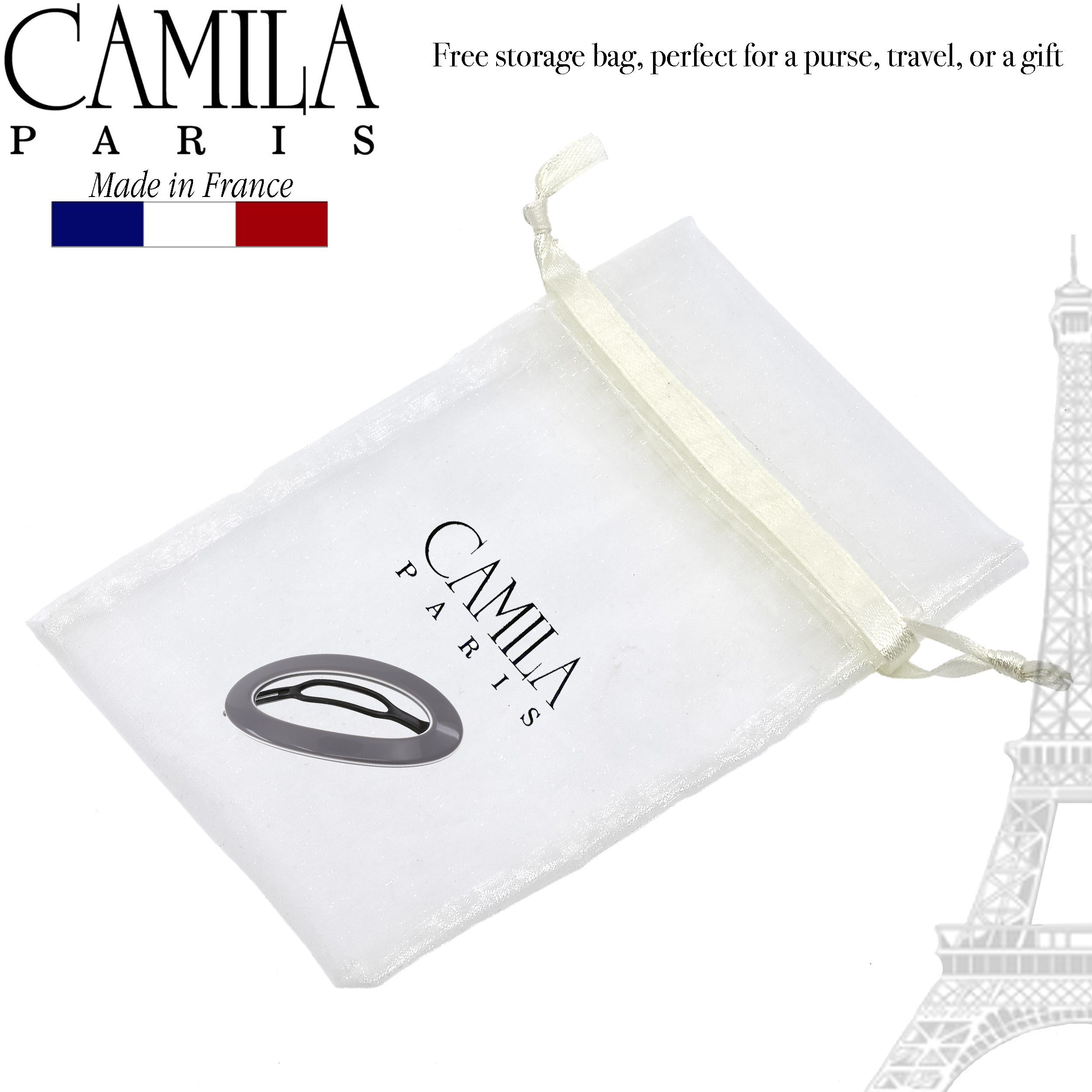 Camila Paris Metal-Free French barrette cellulose acetate handmade