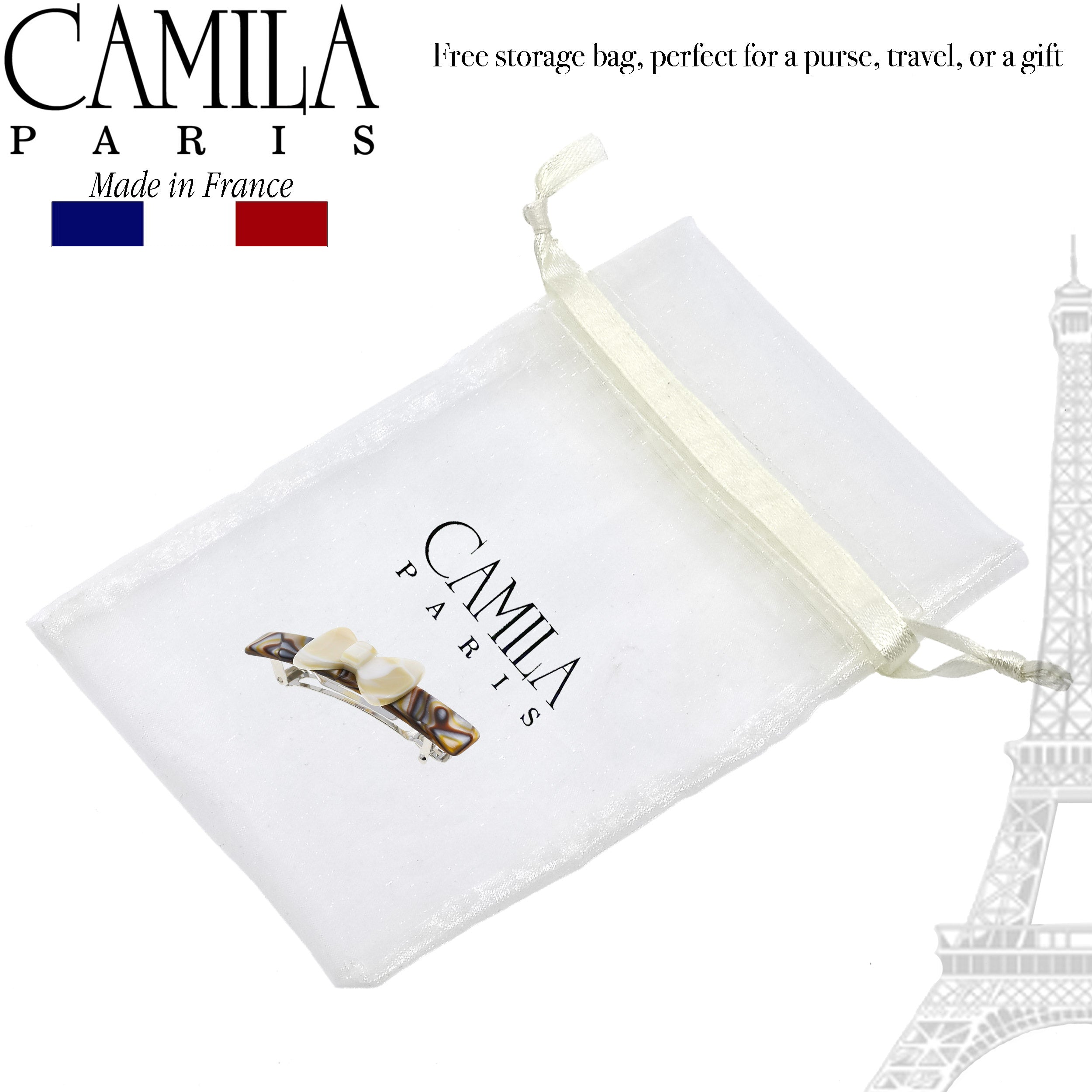 Camila Paris French barrette cellulose acetate handmade