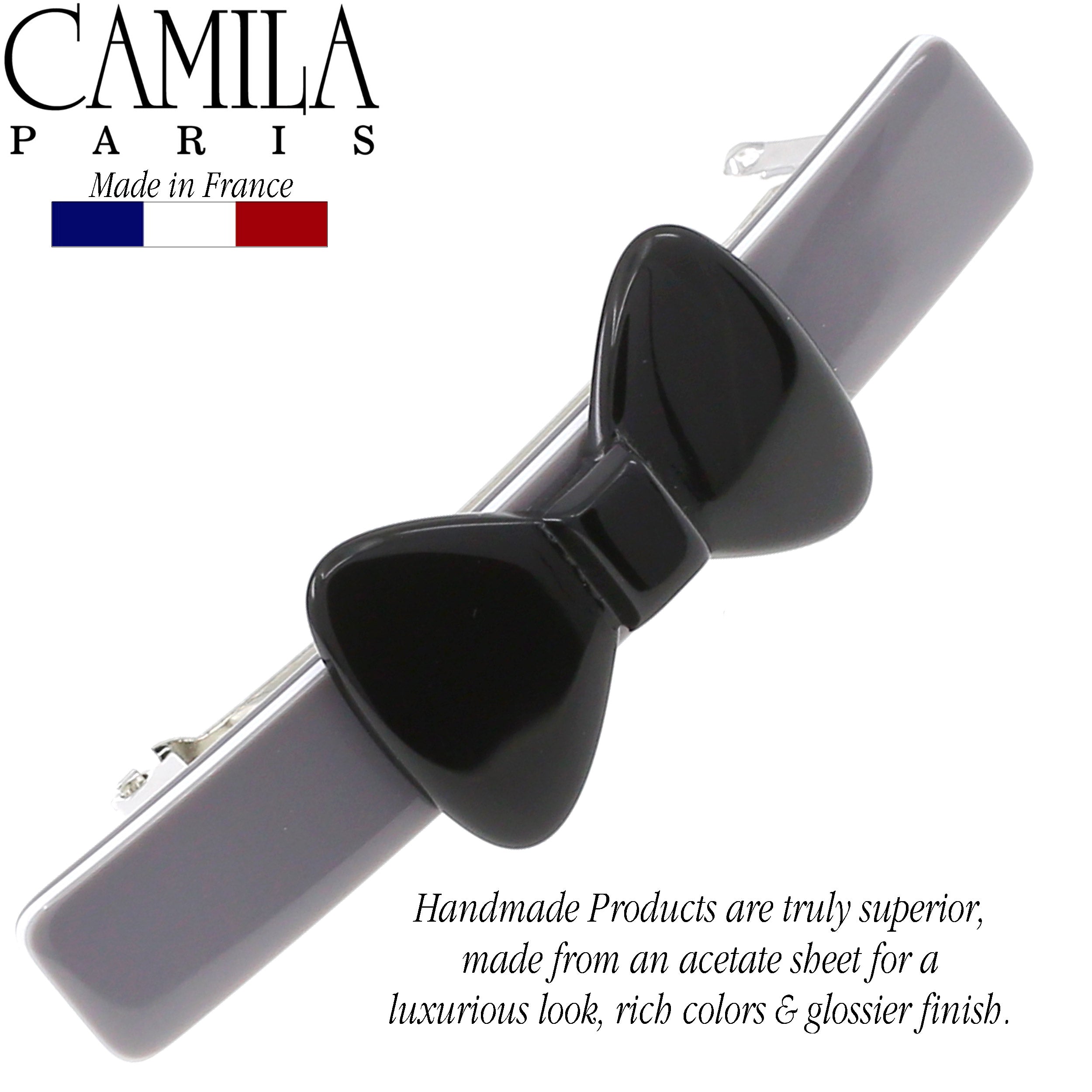 Camila Paris French barrette cellulose acetate handmade