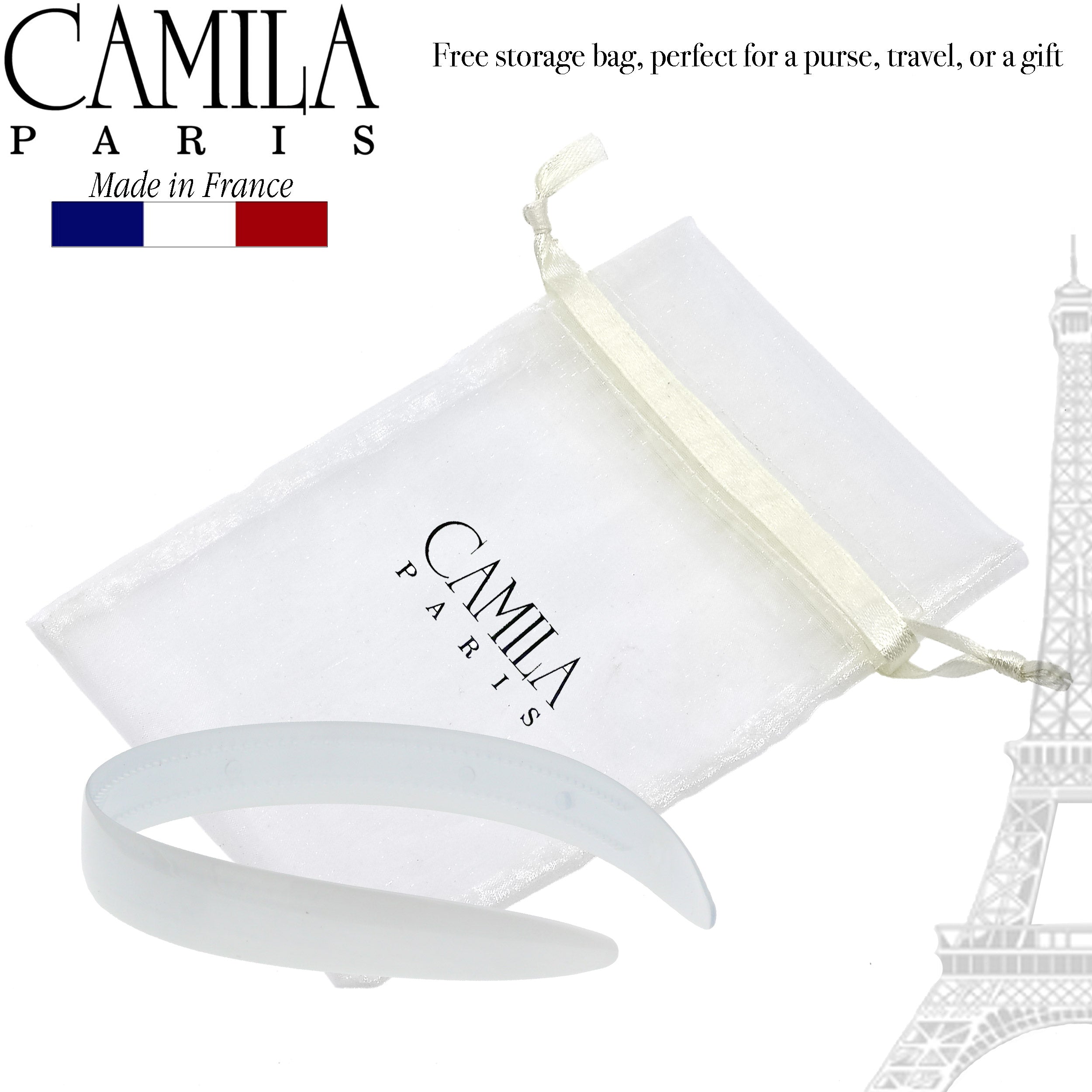Camila Paris 0.75 inch Classic Comfort French headband cellulose acetate