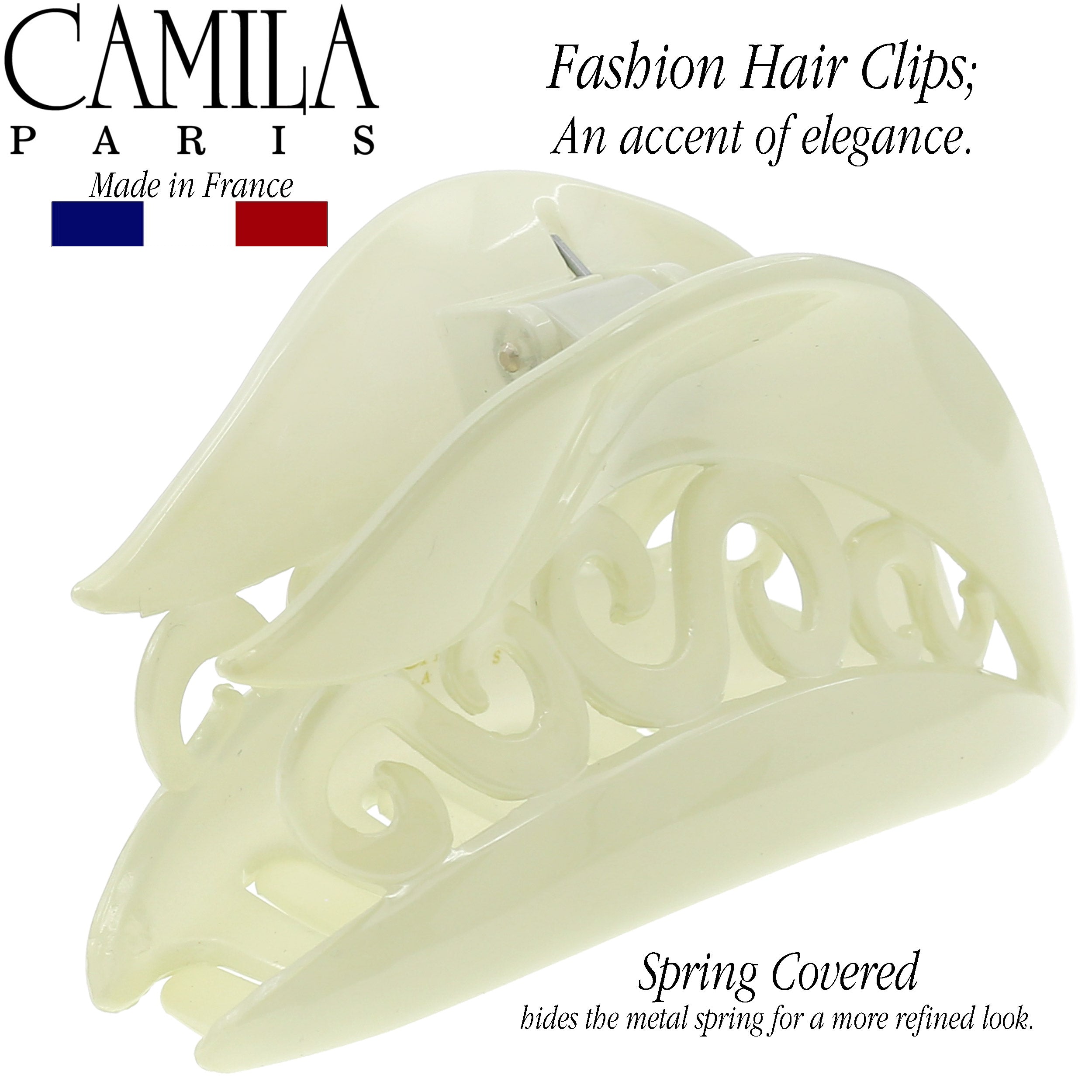 Camila Paris French hair clip cellulose acetate