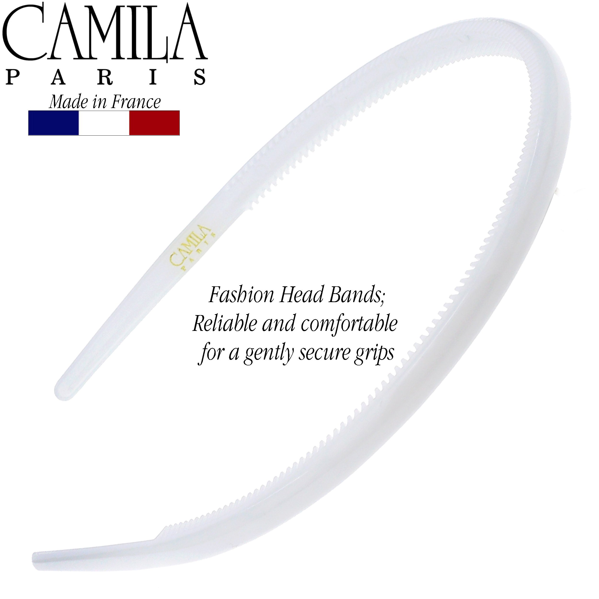 Camila Paris 0.25 inch Classic Comfort French headband cellulose acetate