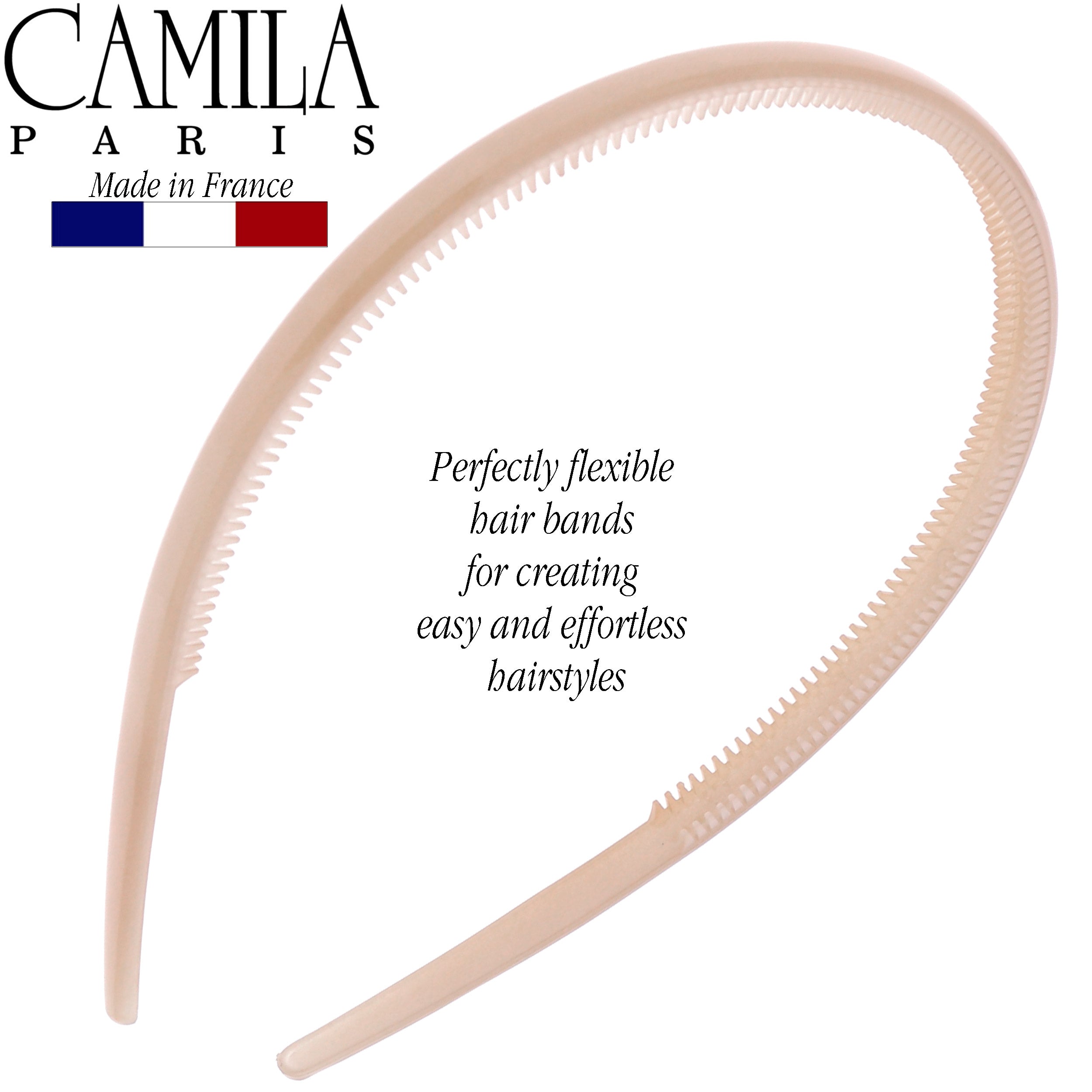 Camila Paris 0.25 inch Classic Comfort French headband cellulose acetate