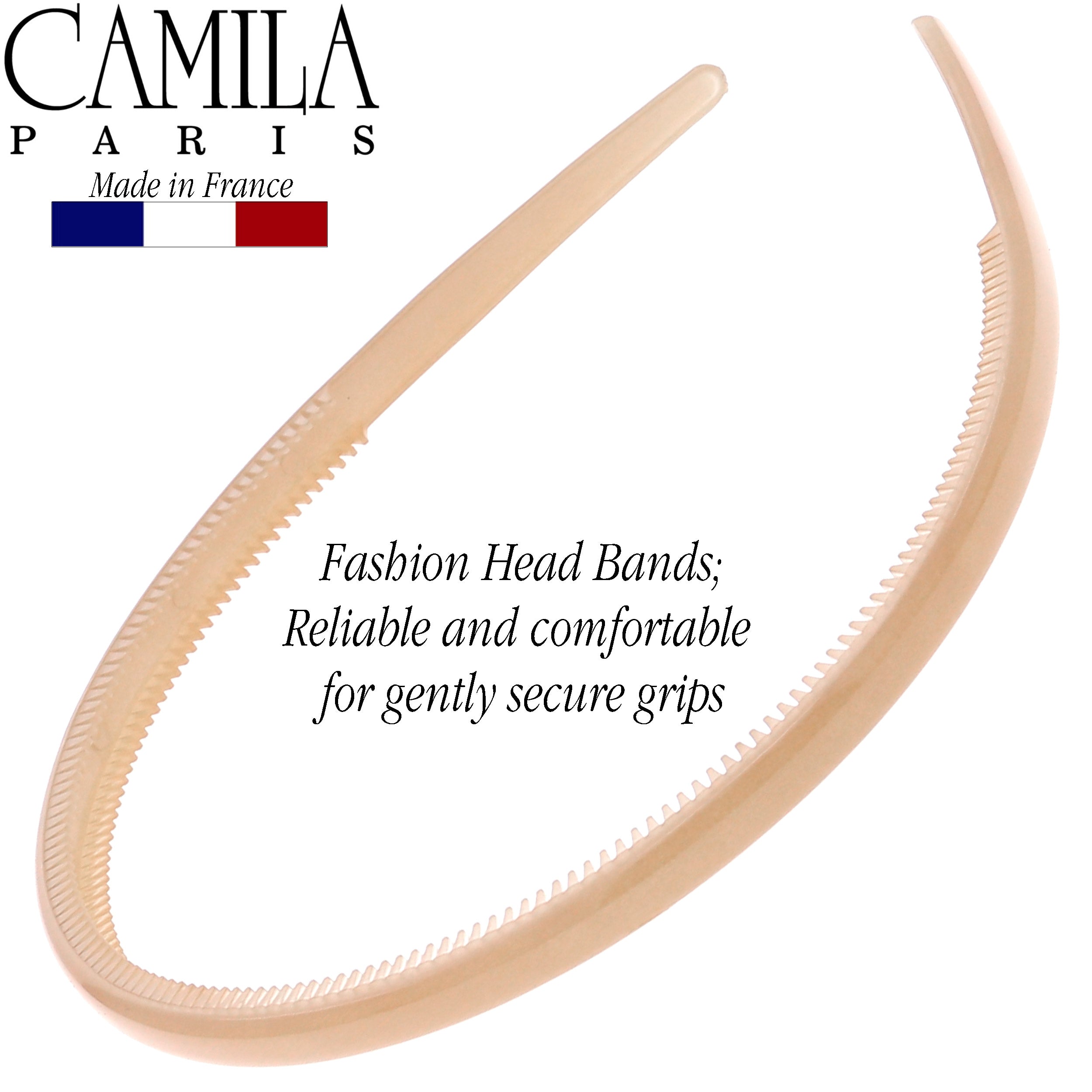 Camila Paris 0.25 inch Classic Comfort French headband cellulose acetate