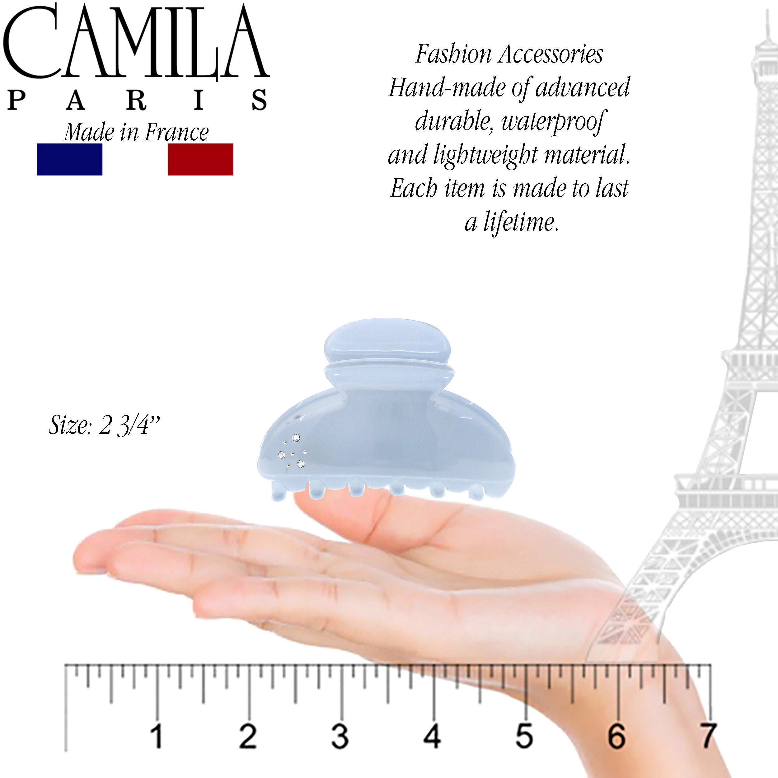 Camila Paris Cheeky French hair clip cellulose acetate
