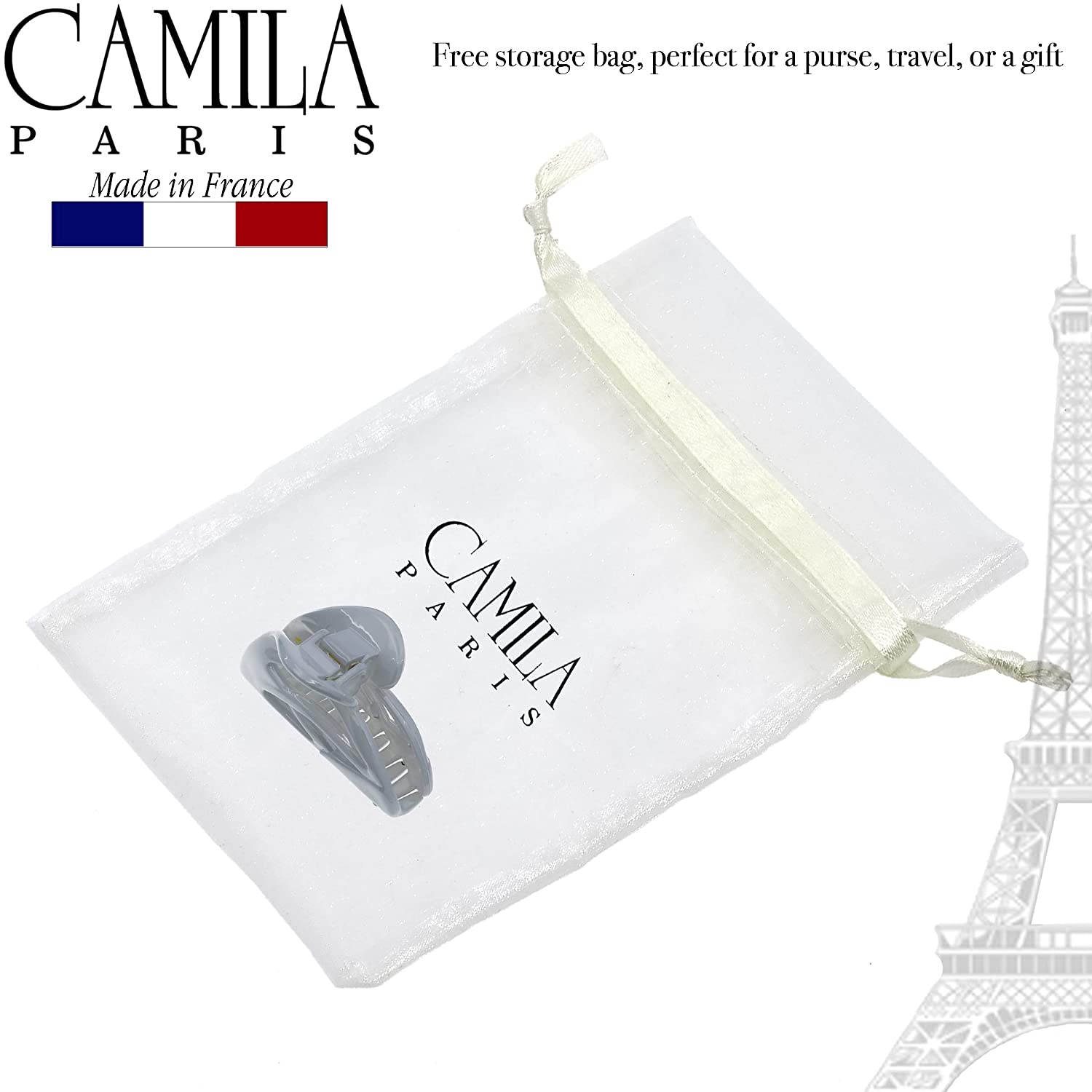 Camila Paris French hair clip cellulose acetate