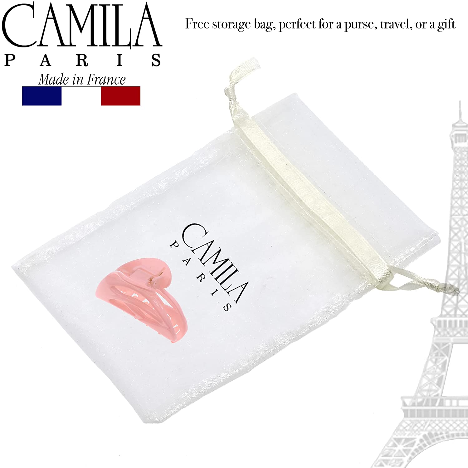 Camila Paris French hair clip cellulose acetate