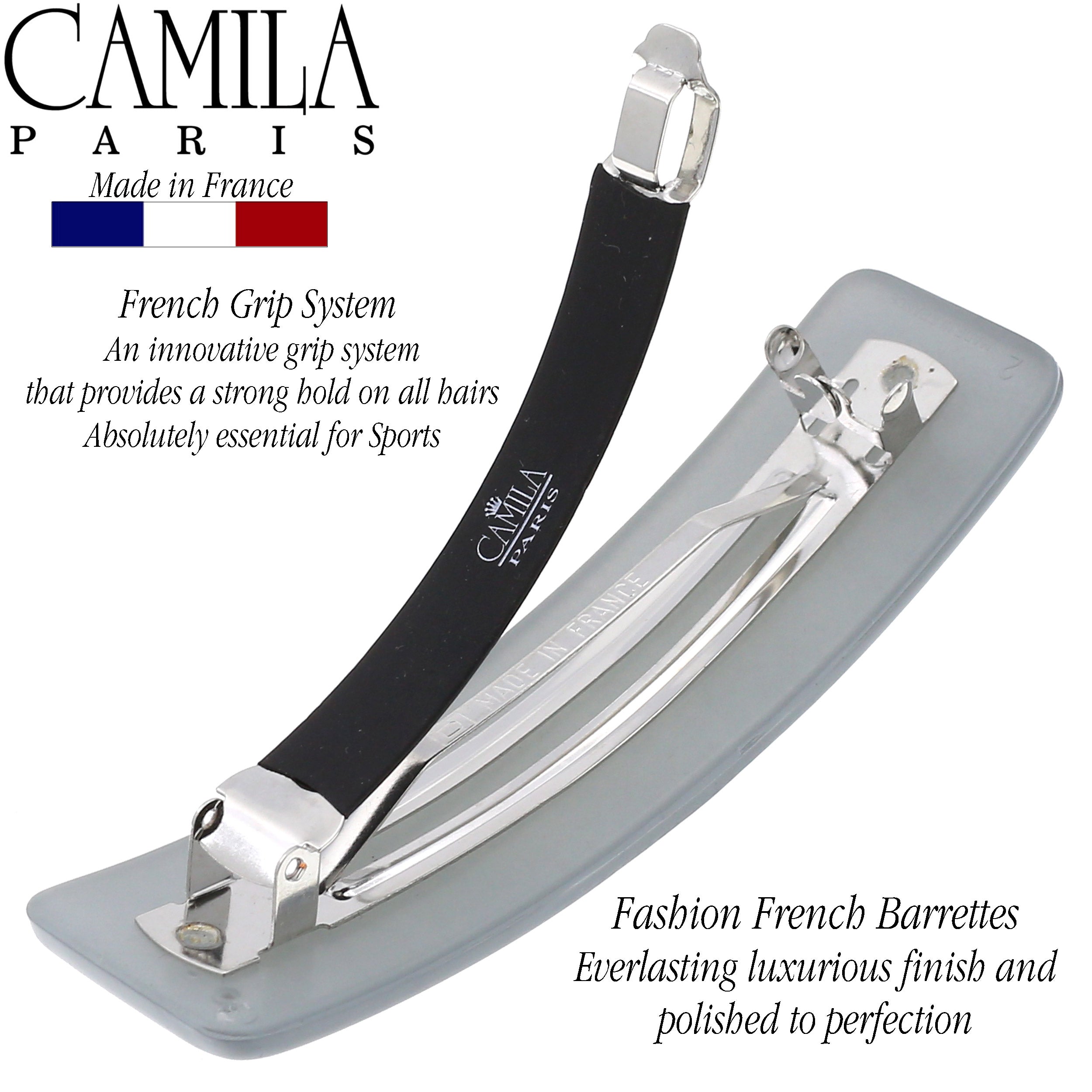 Camila Paris French barrette cellulose acetate