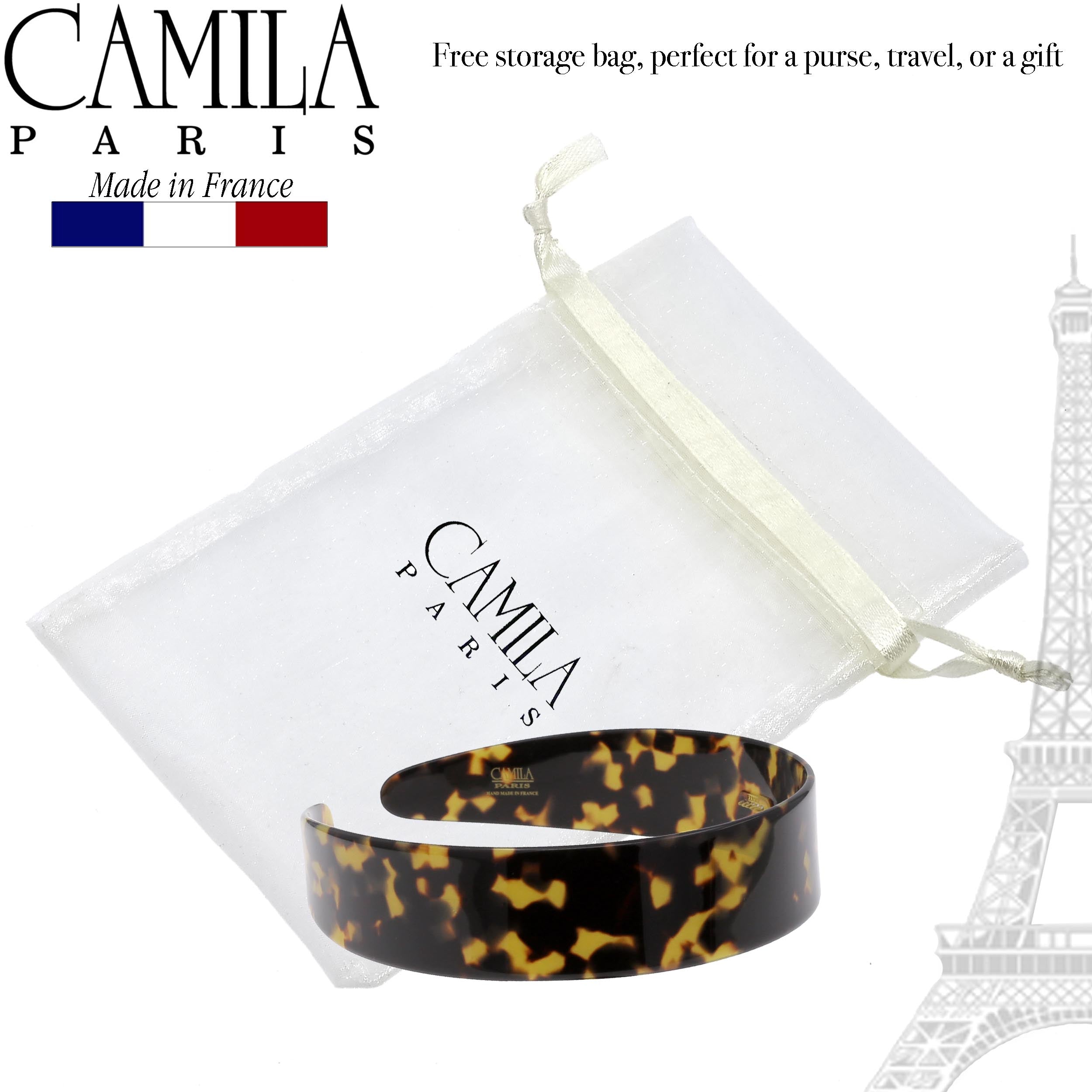 Camila Paris 1.2 inch Classic Flat French headband cellulose acetate