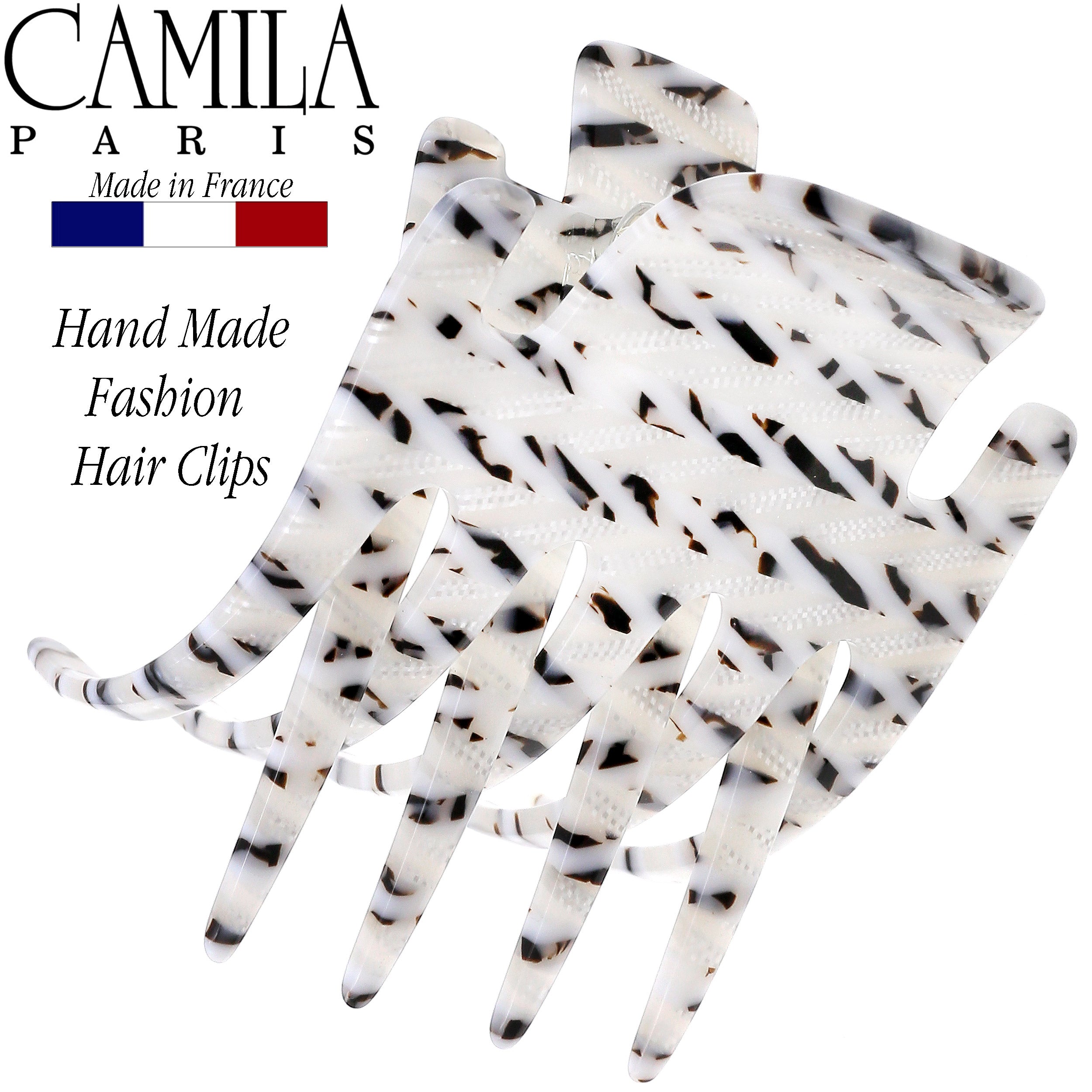 Camila Paris Mimi French hair clip cellulose acetate