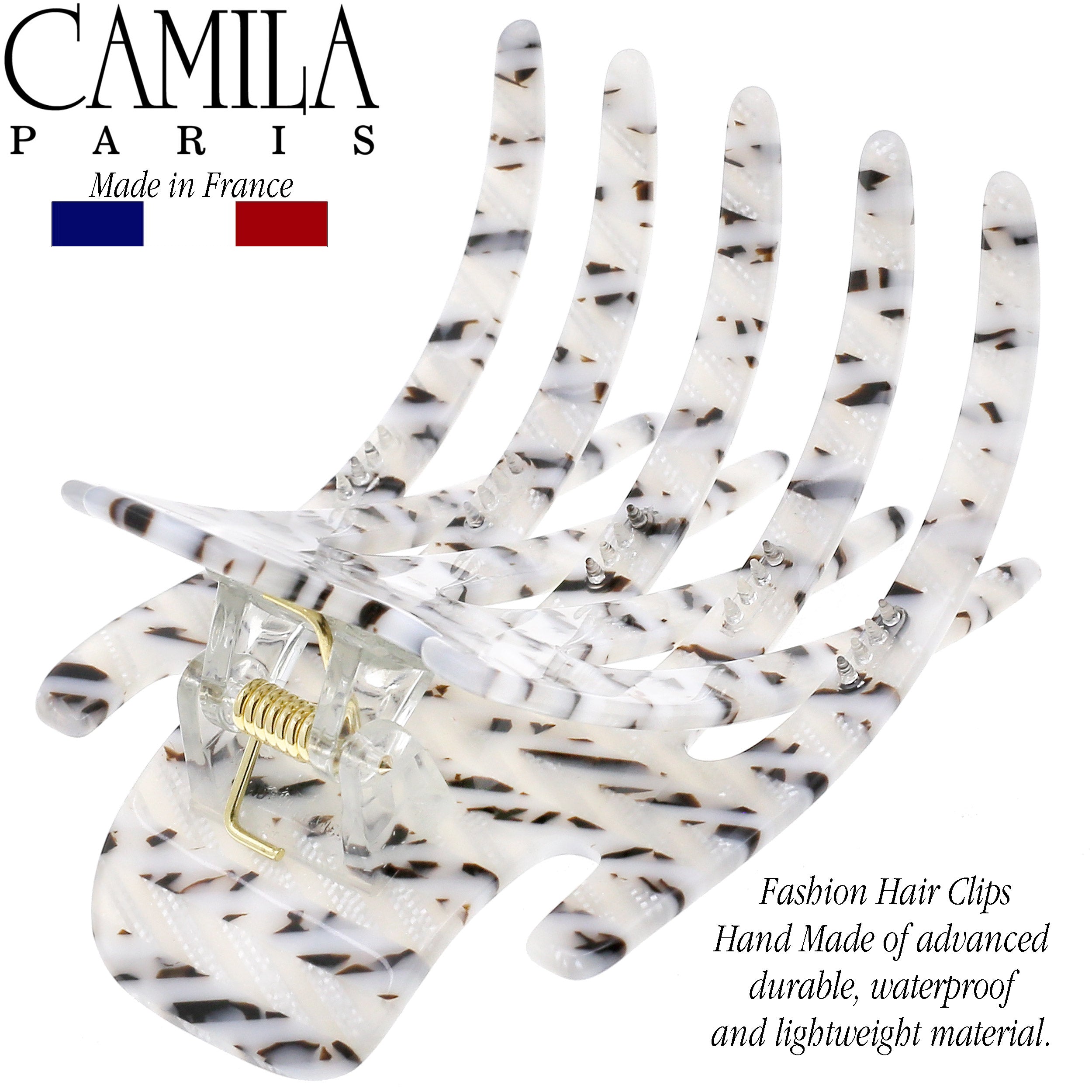 Camila Paris Mimi French hair clip cellulose acetate