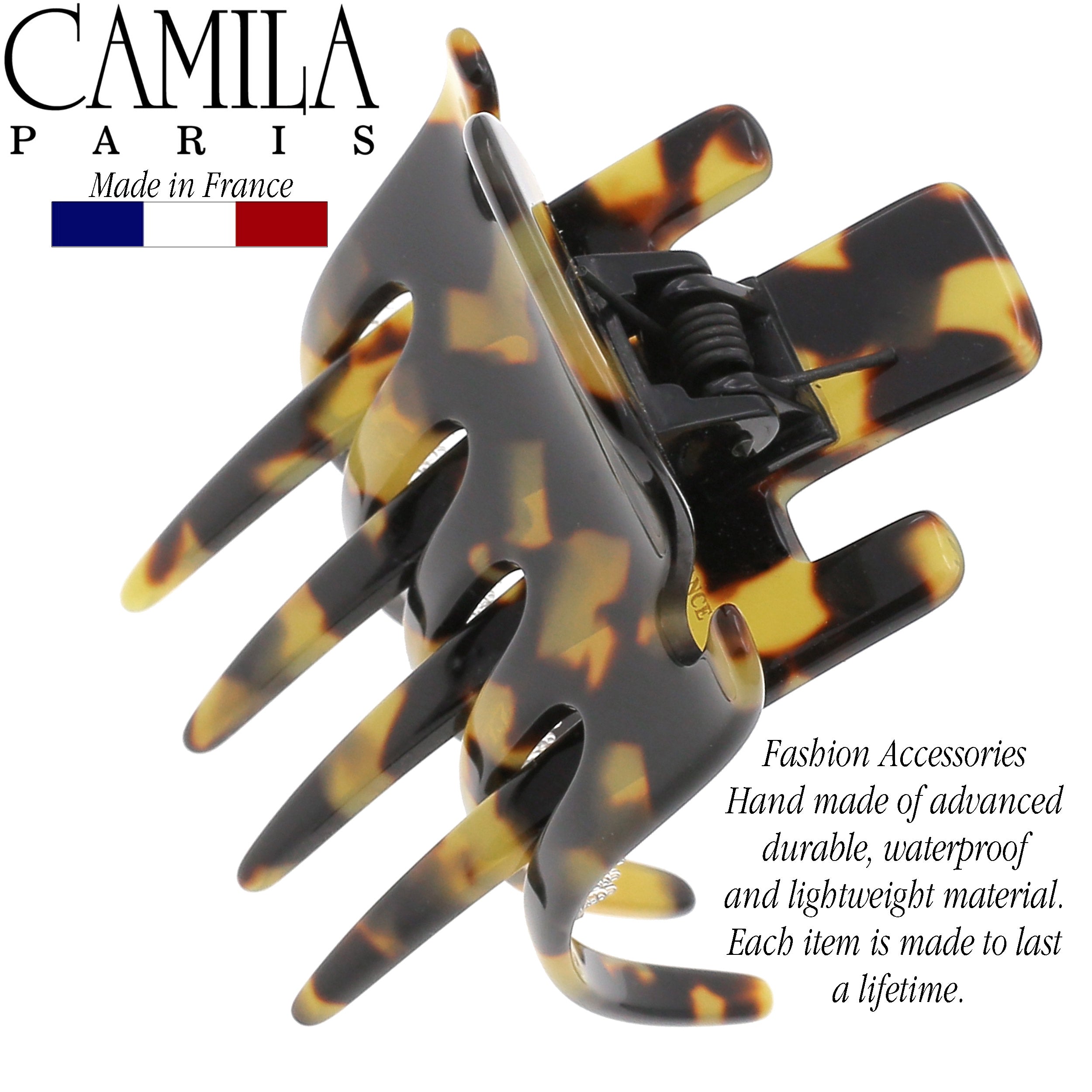 Camila Paris Mimi French hair clip cellulose acetate
