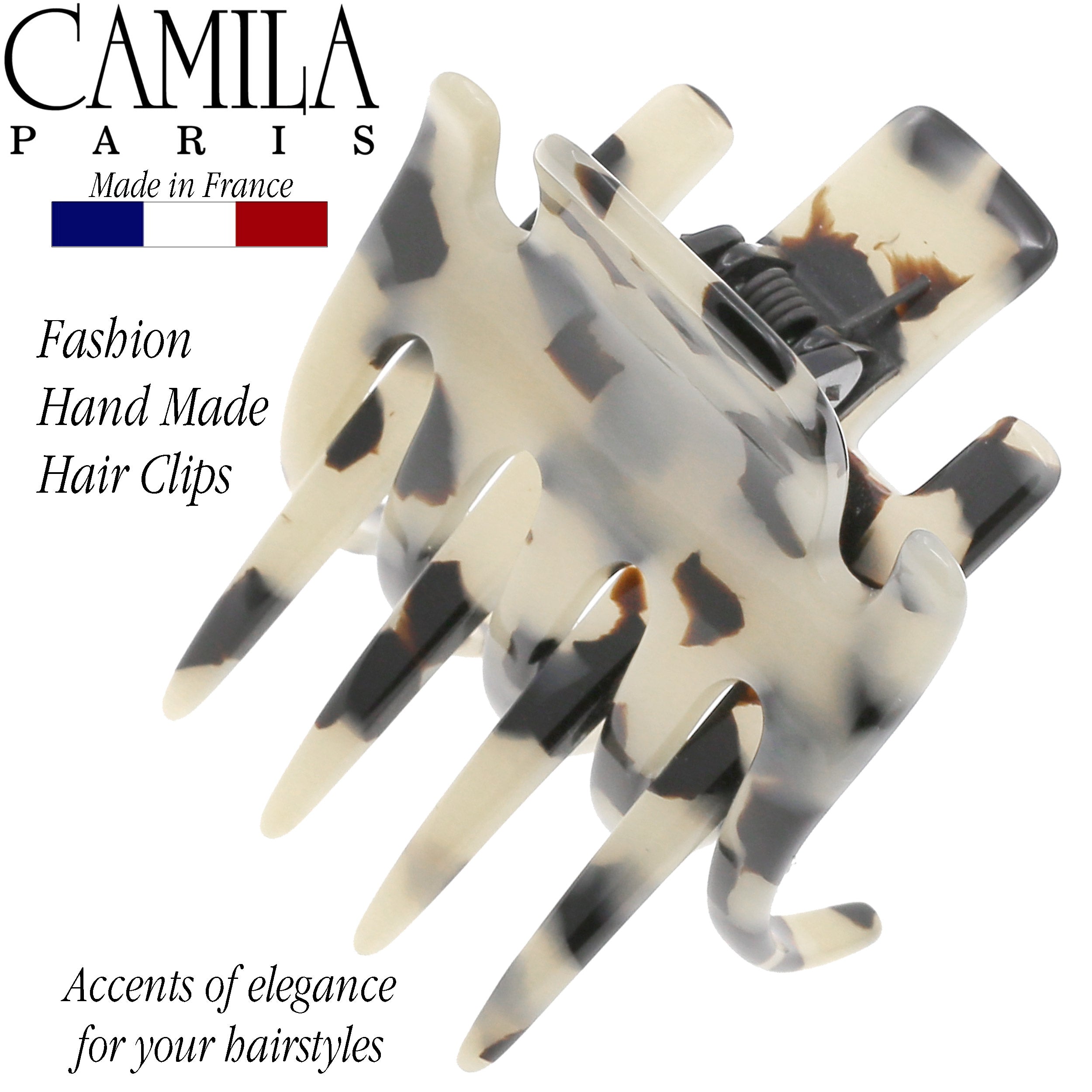 Camila Paris Mimi French hair clip cellulose acetate