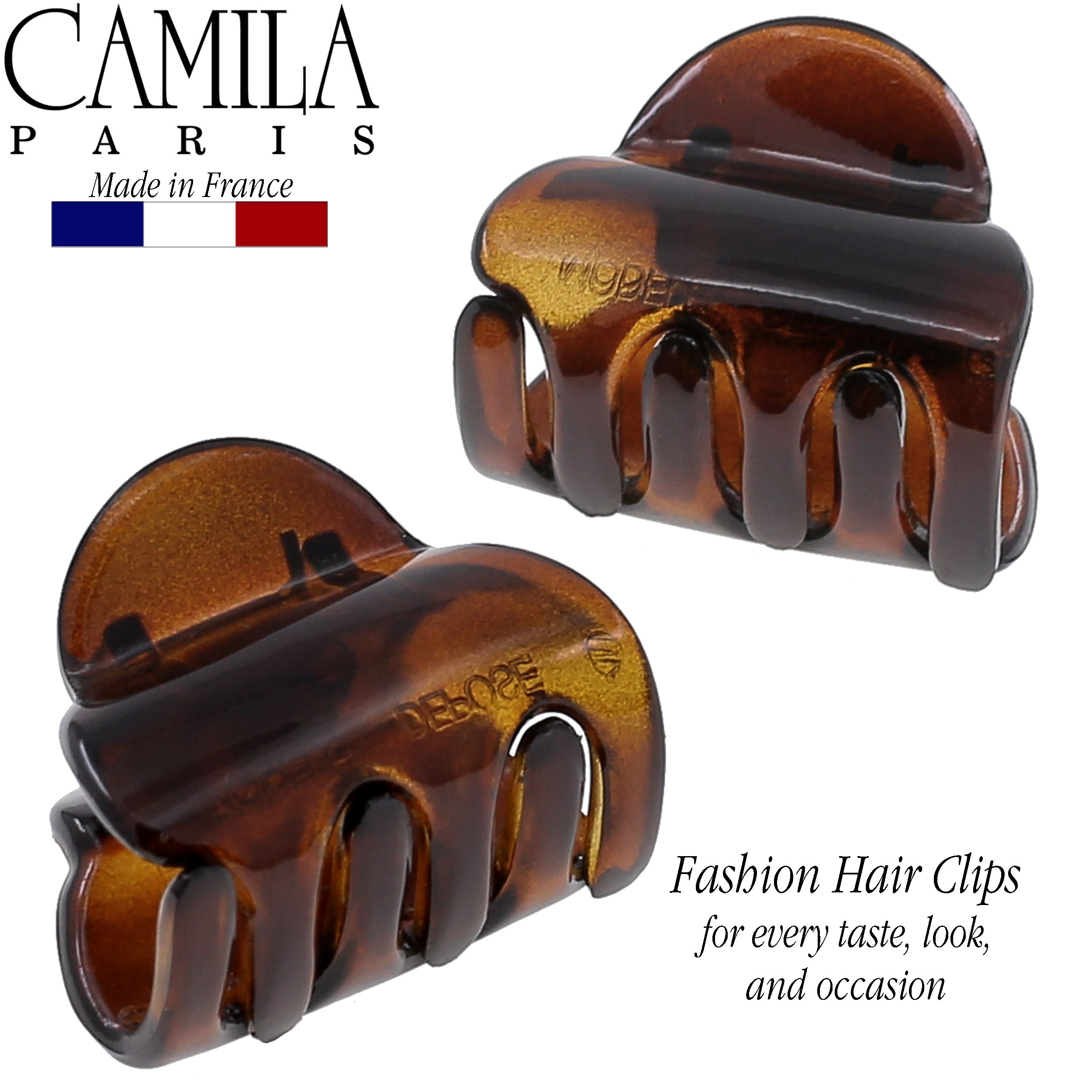 Camila Paris French hair clip cellulose acetate