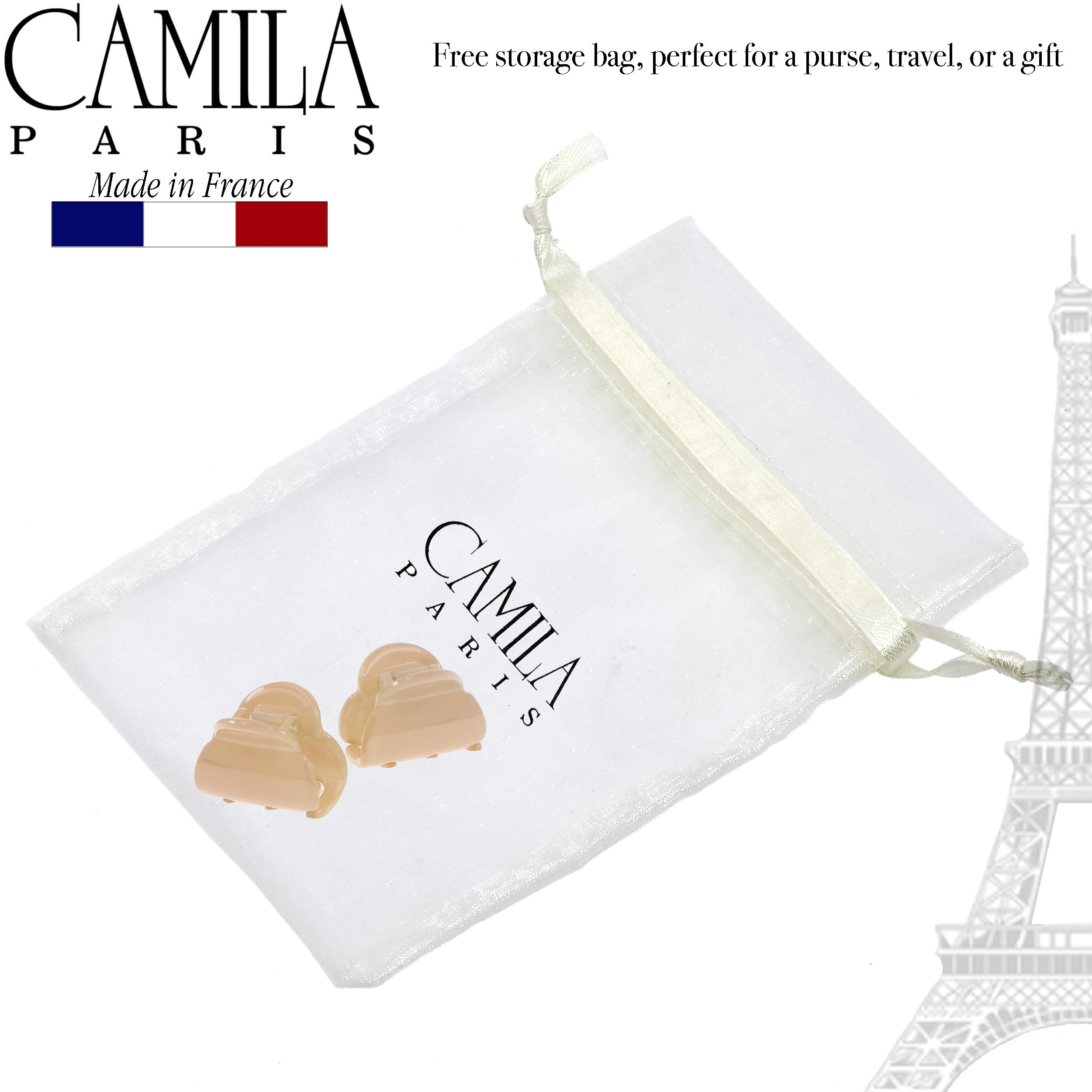 Camila Paris French hair clip cellulose acetate