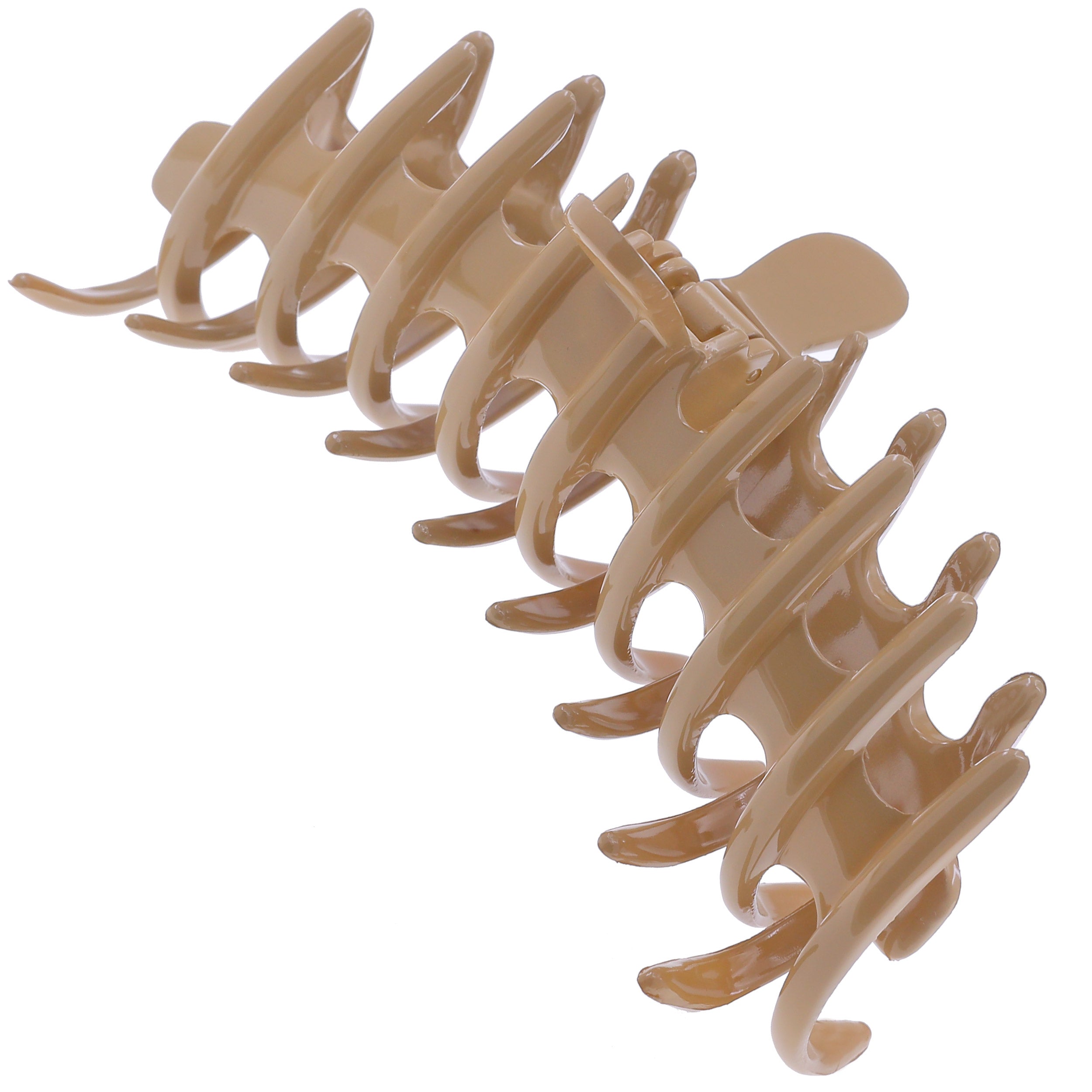 Camila Paris Coral French hair clip cellulose acetate