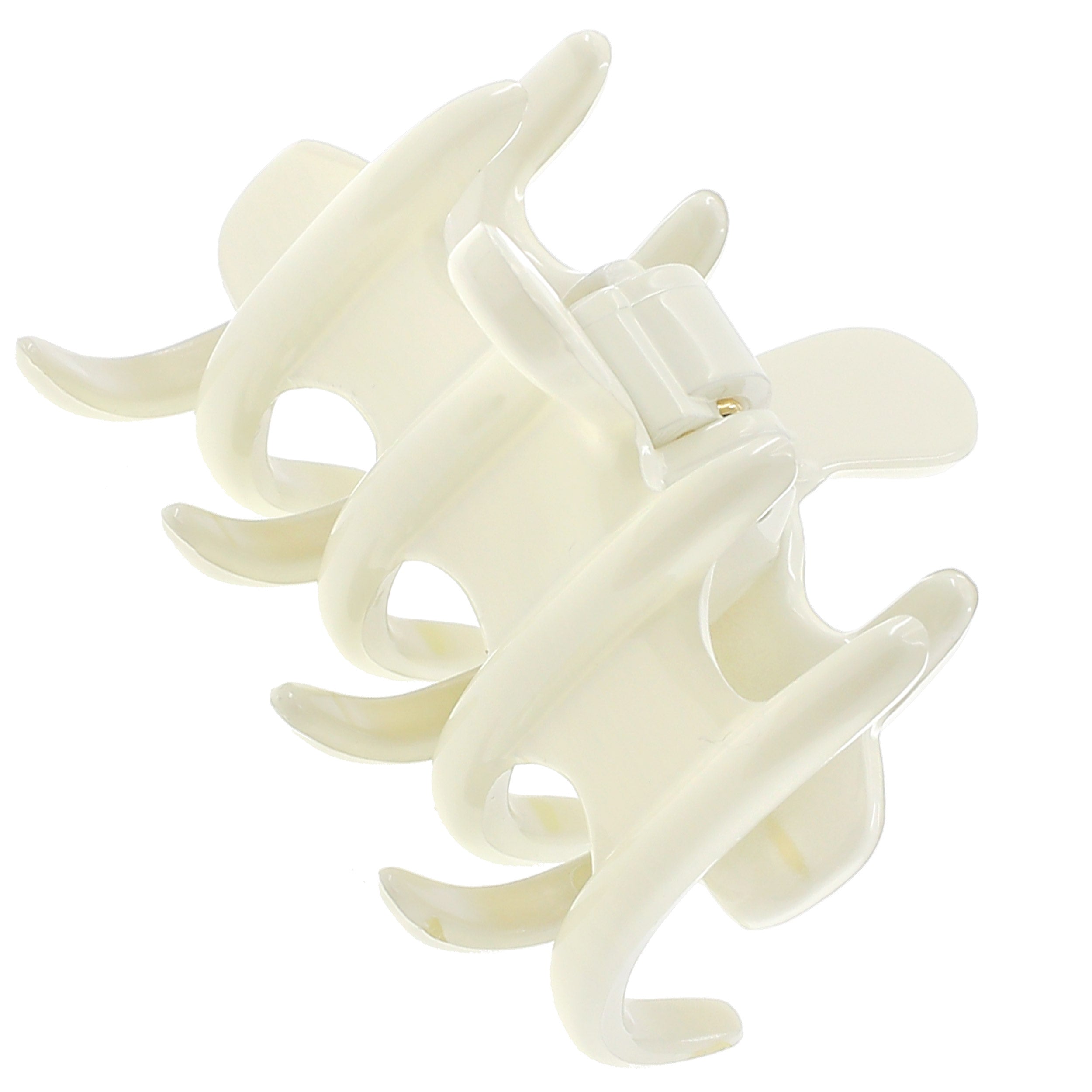 Camila Paris Ivory Coral French claw clip cellulose acetate