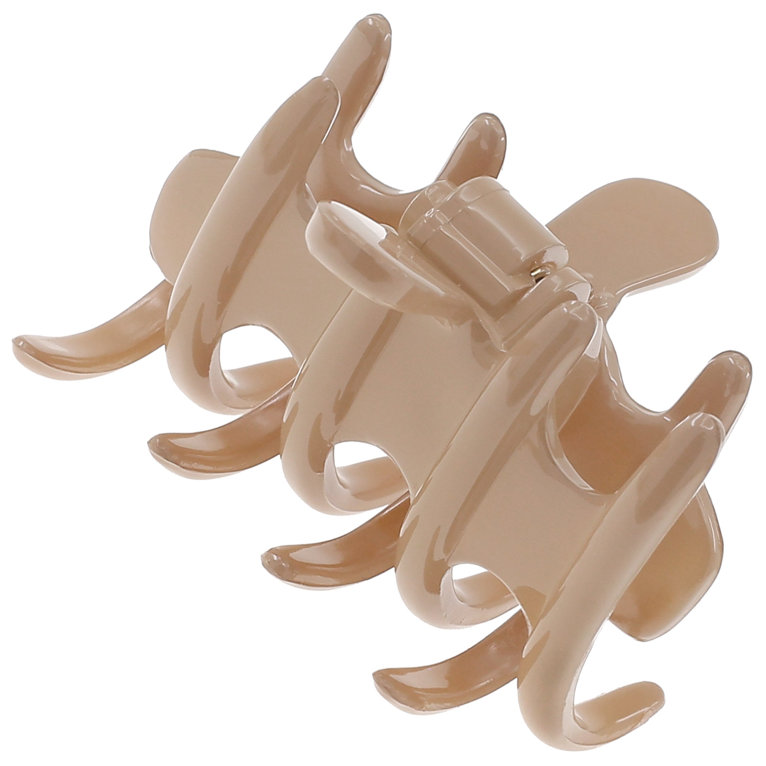 Camila Paris Coral French hair clip cellulose acetate