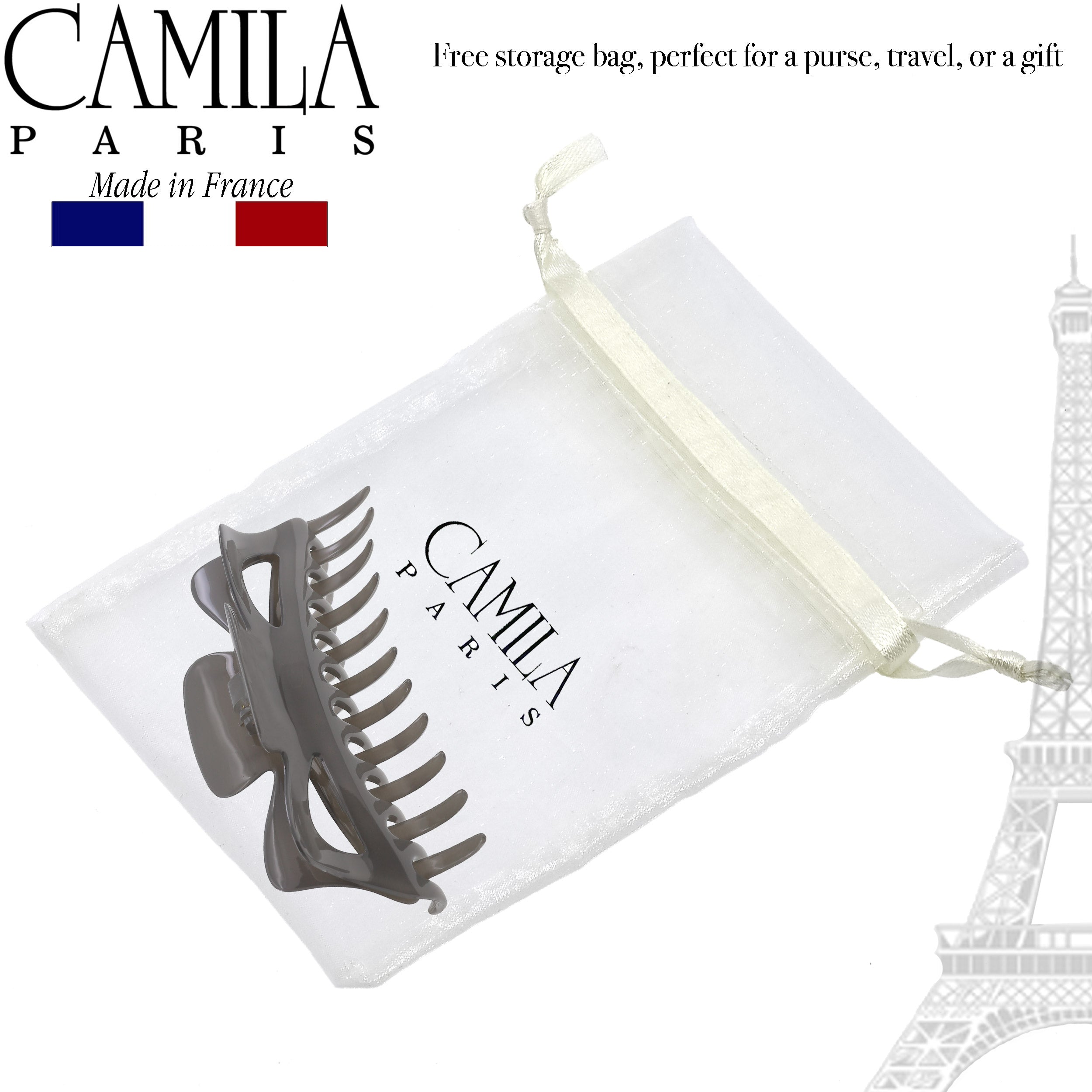 Camila Paris Elizabeth French hair clip cellulose acetate