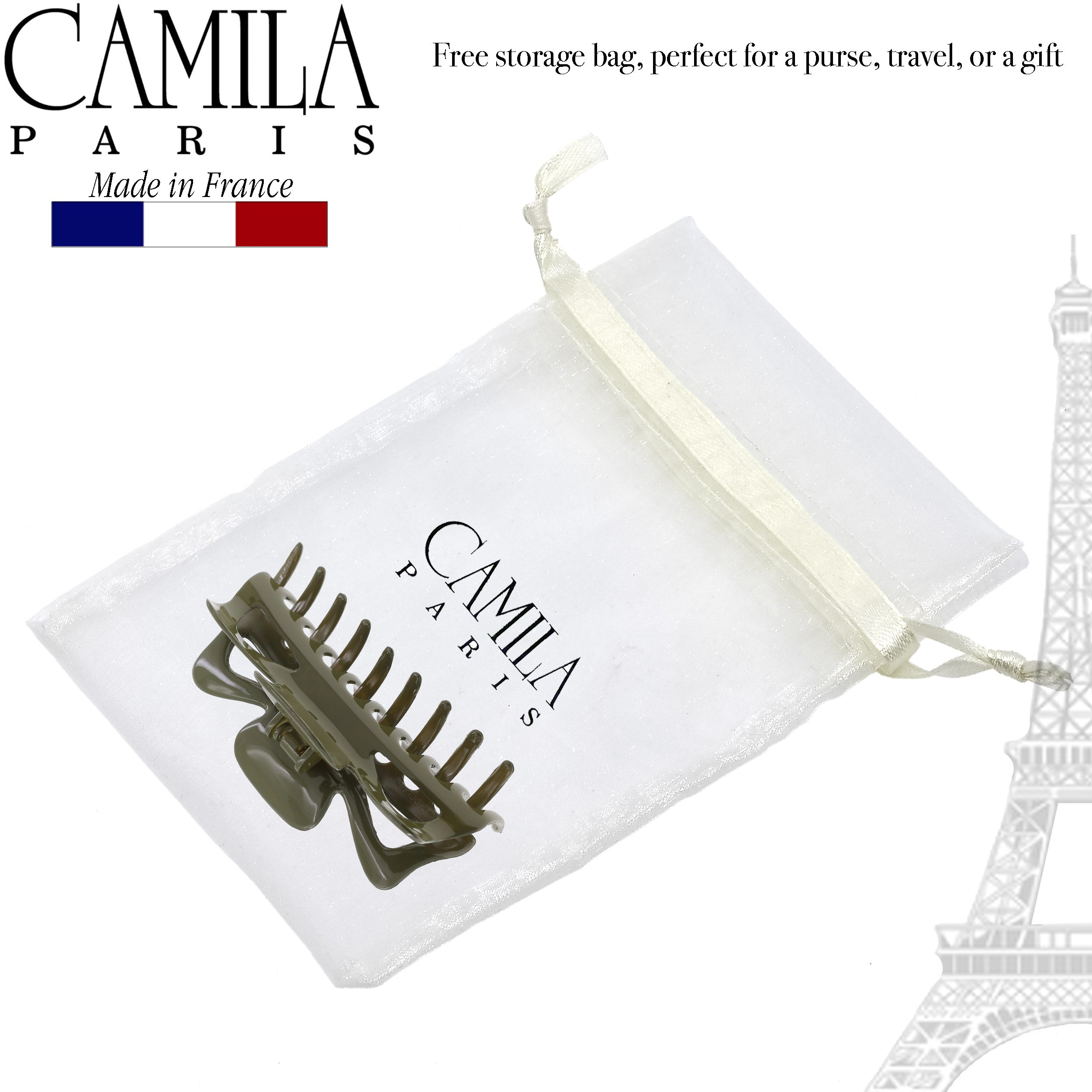 Camila Paris Elizabeth French hair clip cellulose acetate