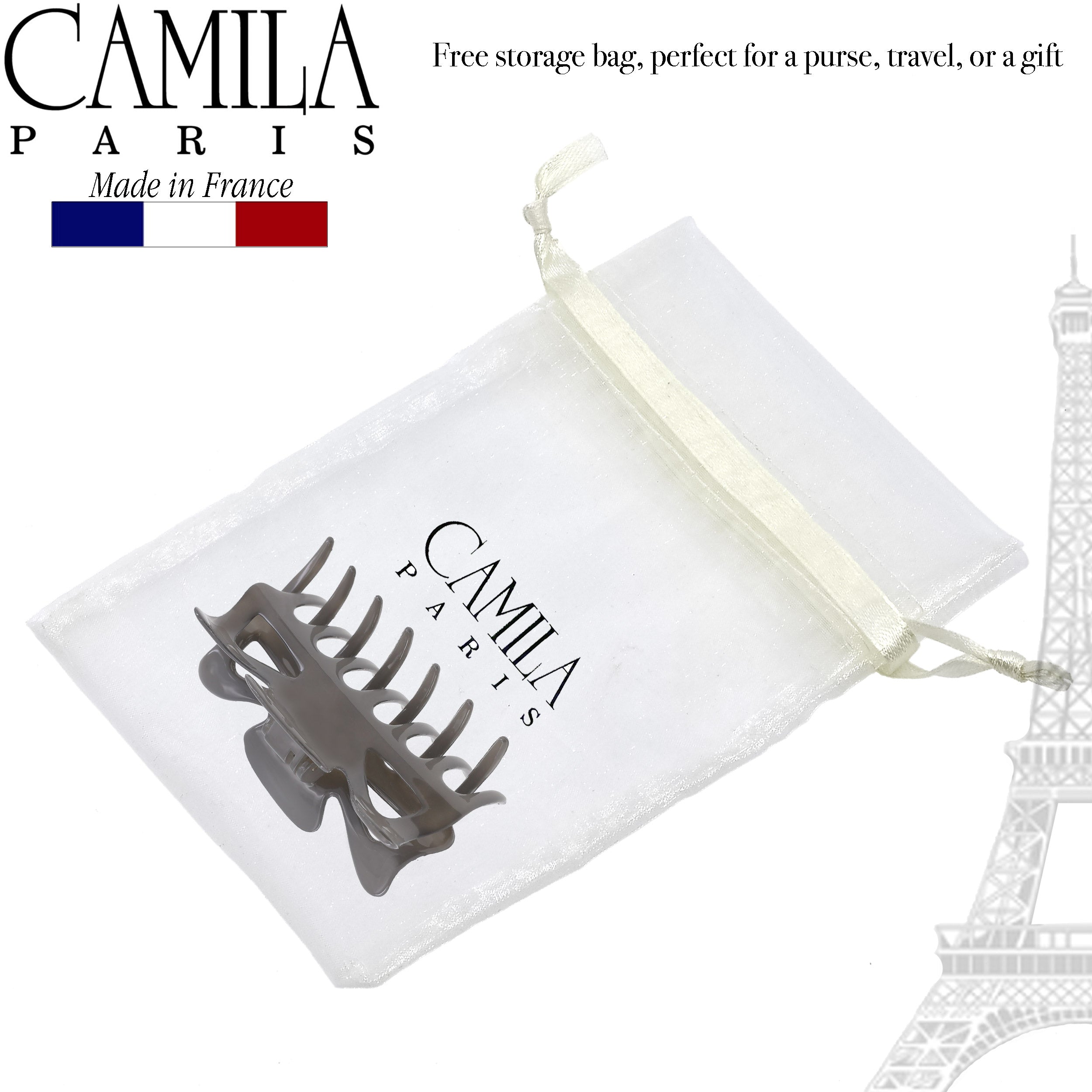Camila Paris Elizabeth French hair clip cellulose acetate