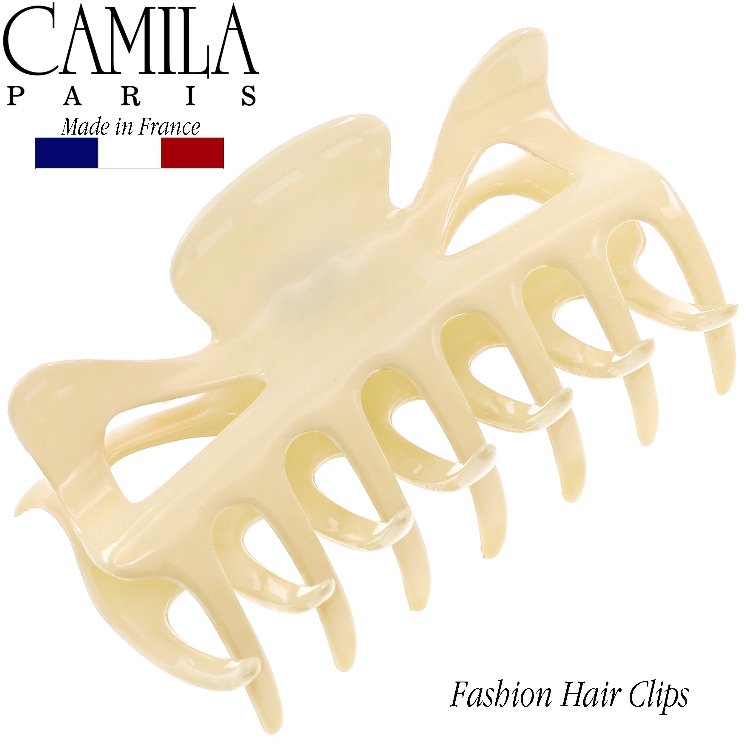 Camila Paris Elizabeth French hair clip cellulose acetate